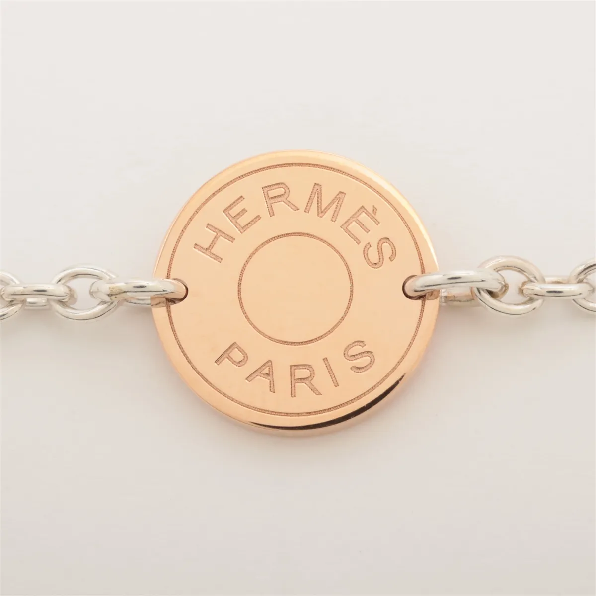 Confetti Long Necklace 925 x 750 Silver x Rose Gold — view 5