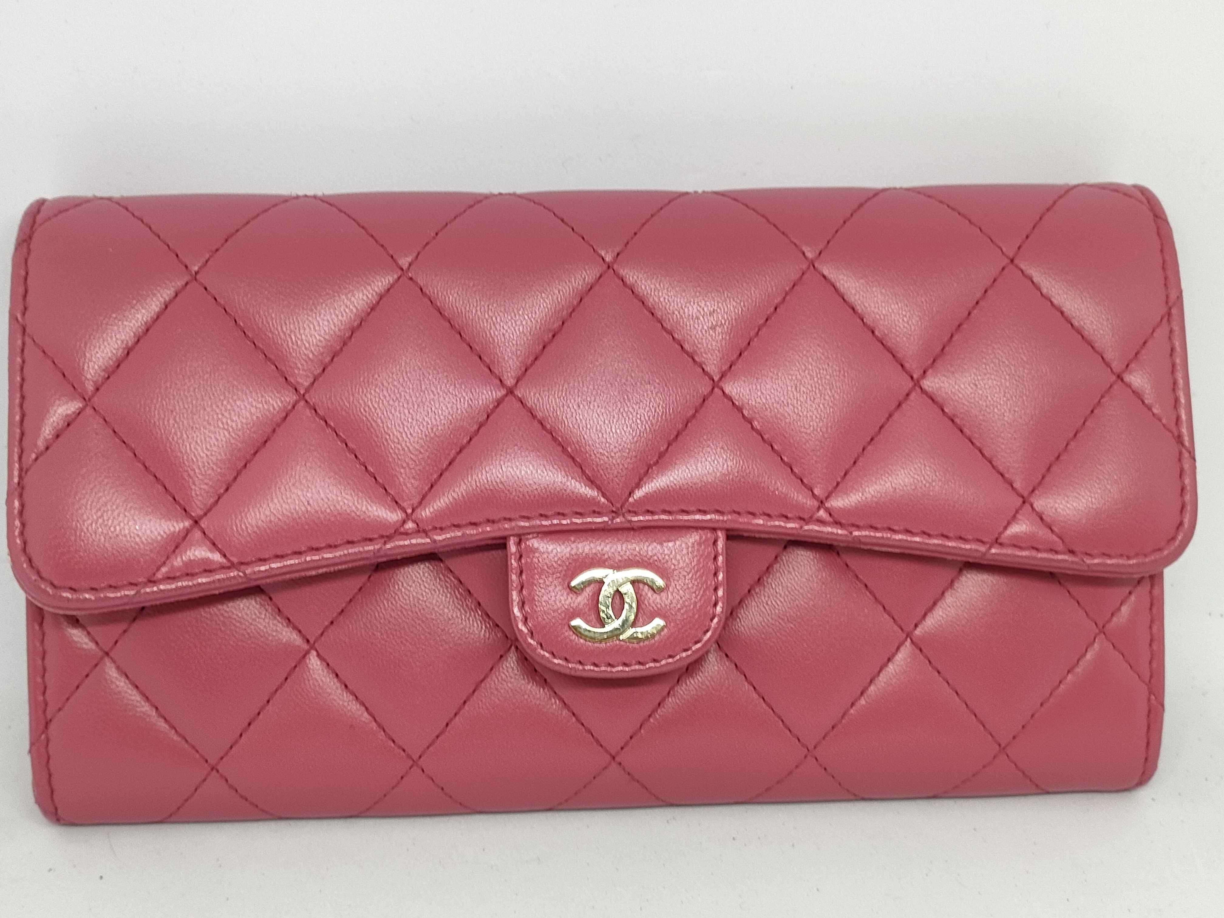 Lambskin Matelassé Long Wallet