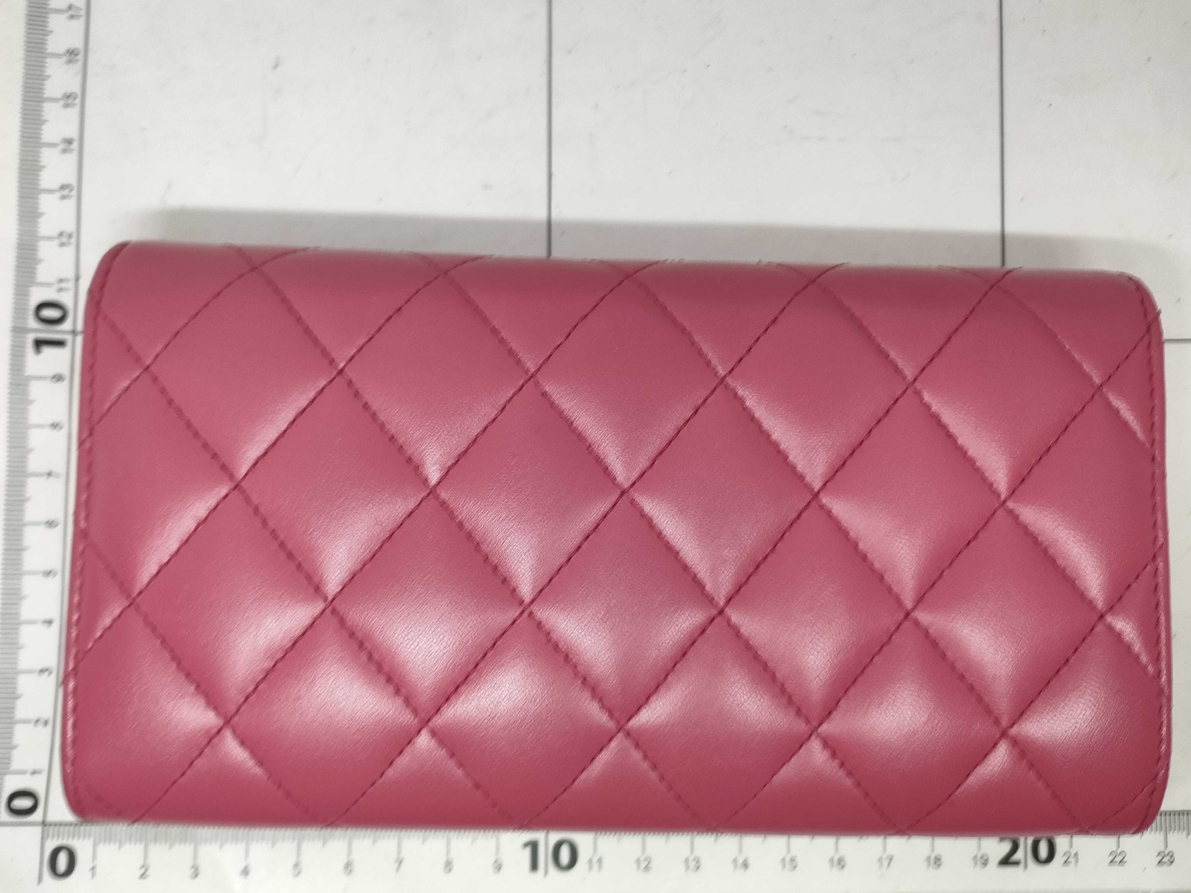 Lambskin Matelassé Long Wallet — view 2