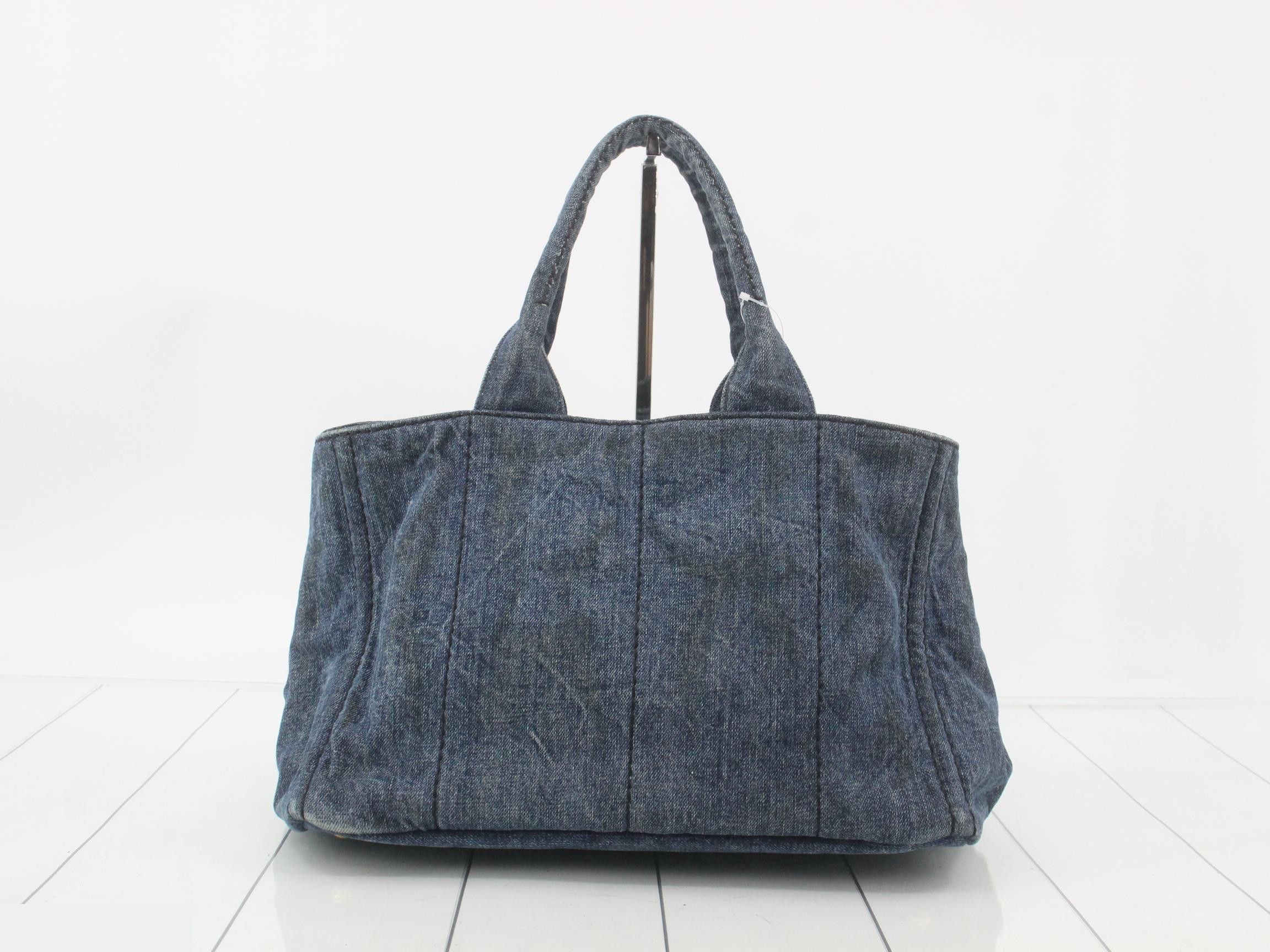 canapa denim tote bag — view 2