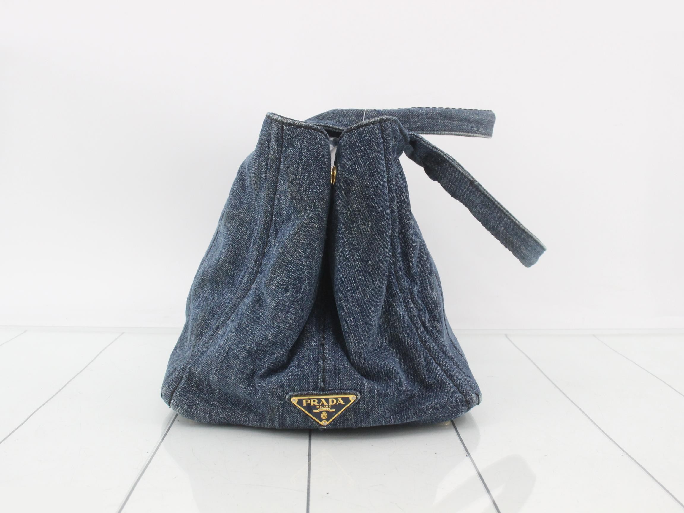 canapa denim tote bag — view 4
