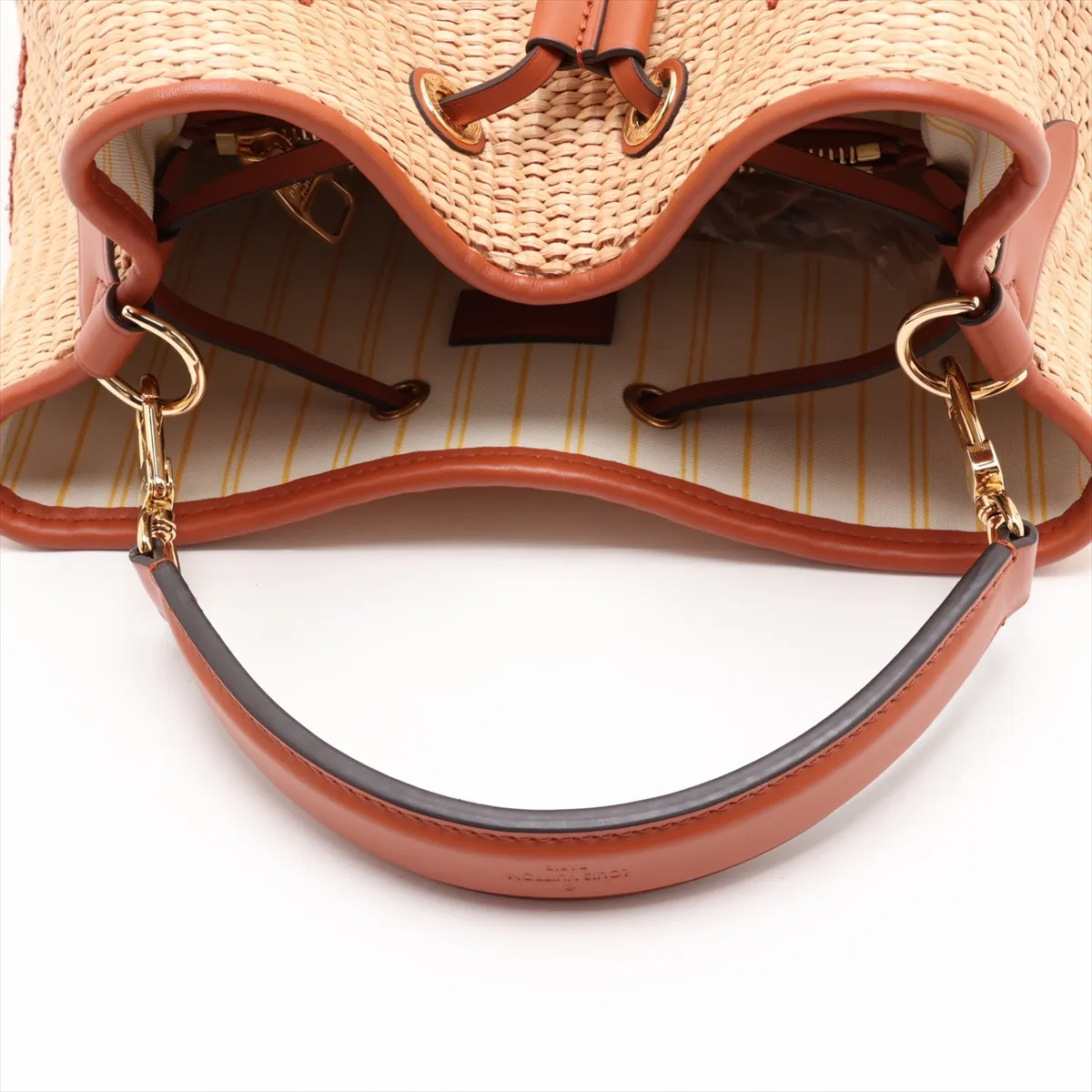 Monogram Raffia NeoNoe M57704 Brown (RFID detected) — view 5