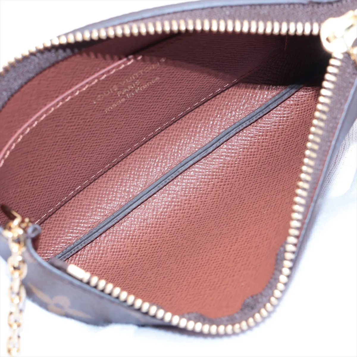 Monogram Pochette Clé M62650 MM4275 Brown Coin Case — view 3