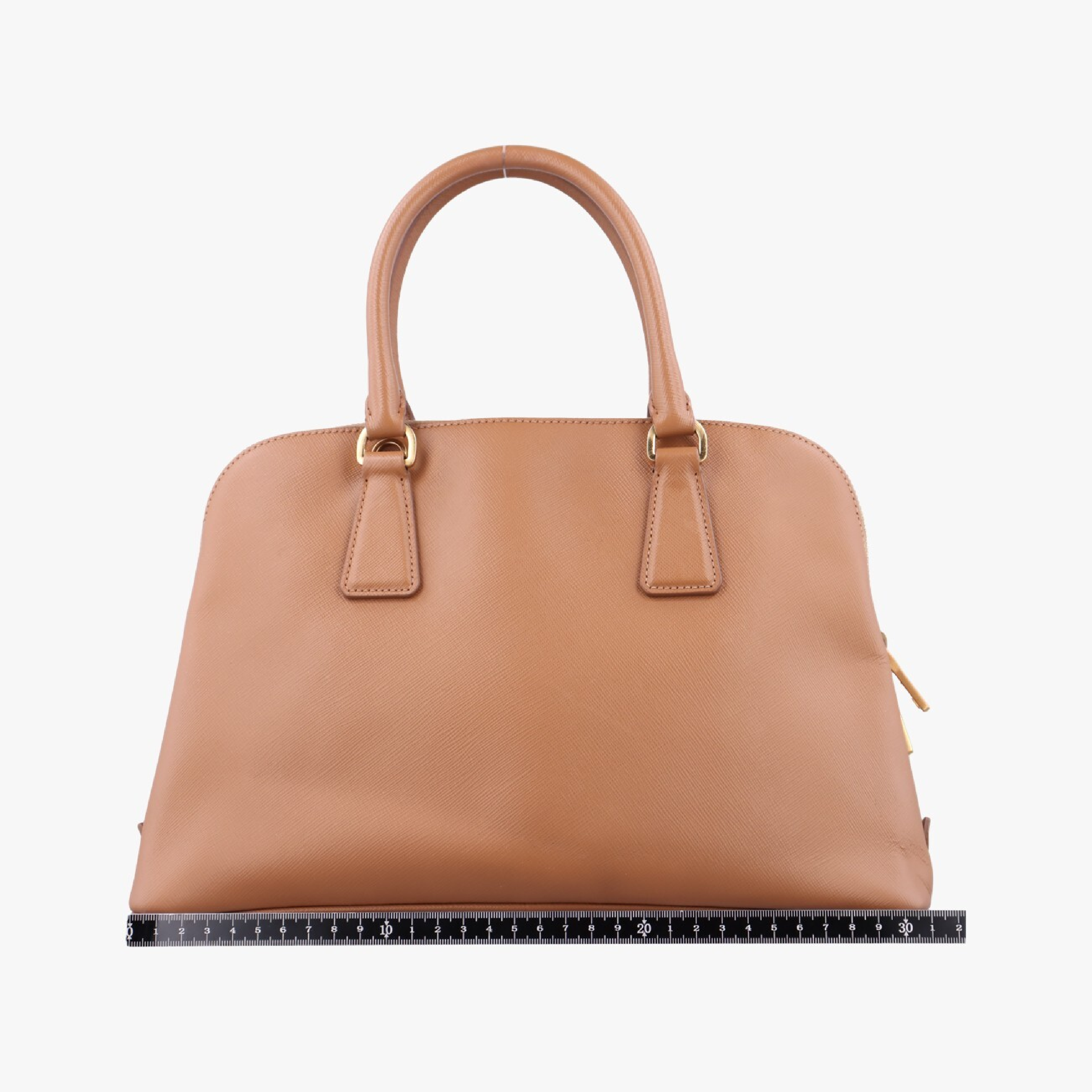Promenade Brown Saffiano Patent BN2567 239/I 208 Handbag — view 2