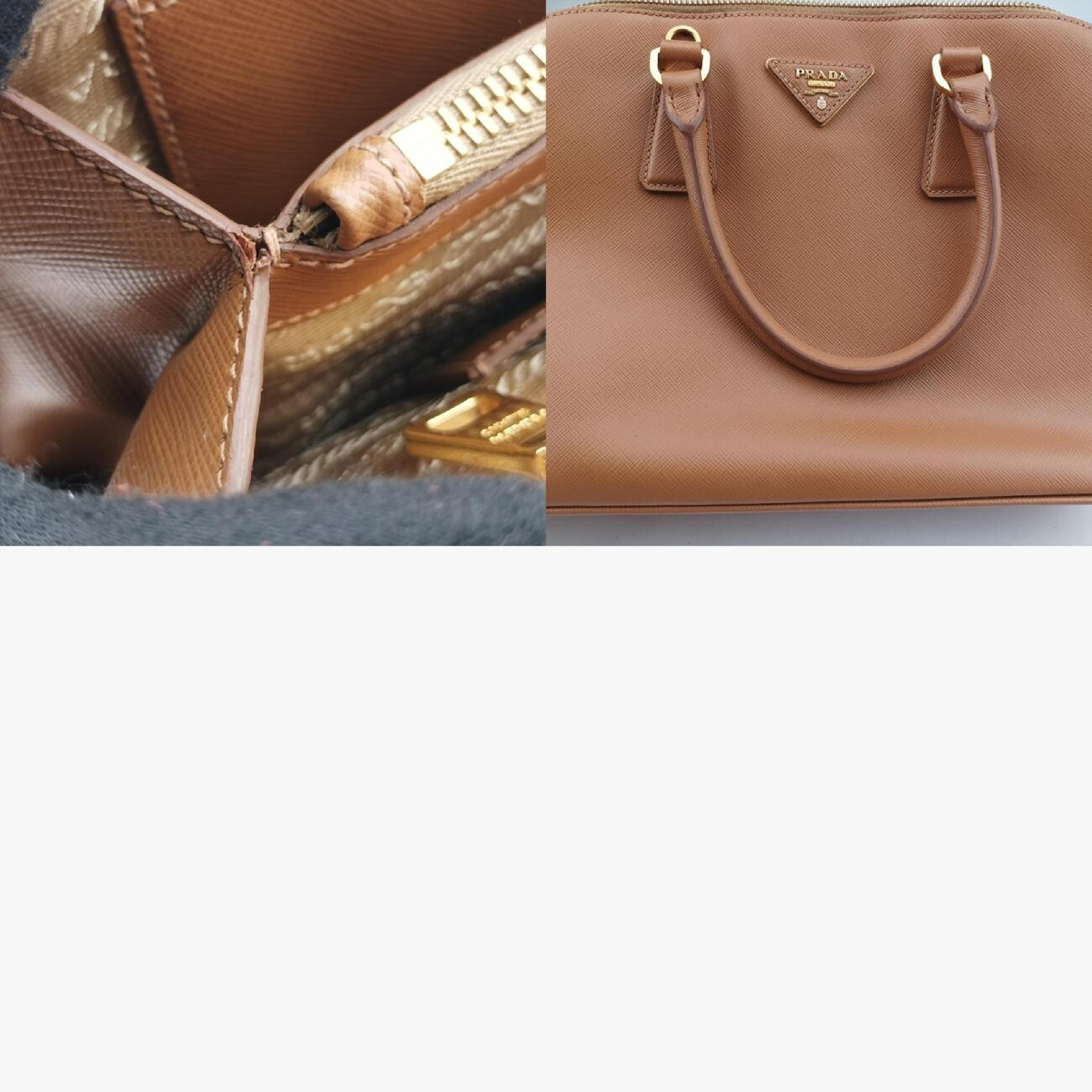 Promenade Brown Saffiano Patent BN2567 239/I 208 Handbag — view 11