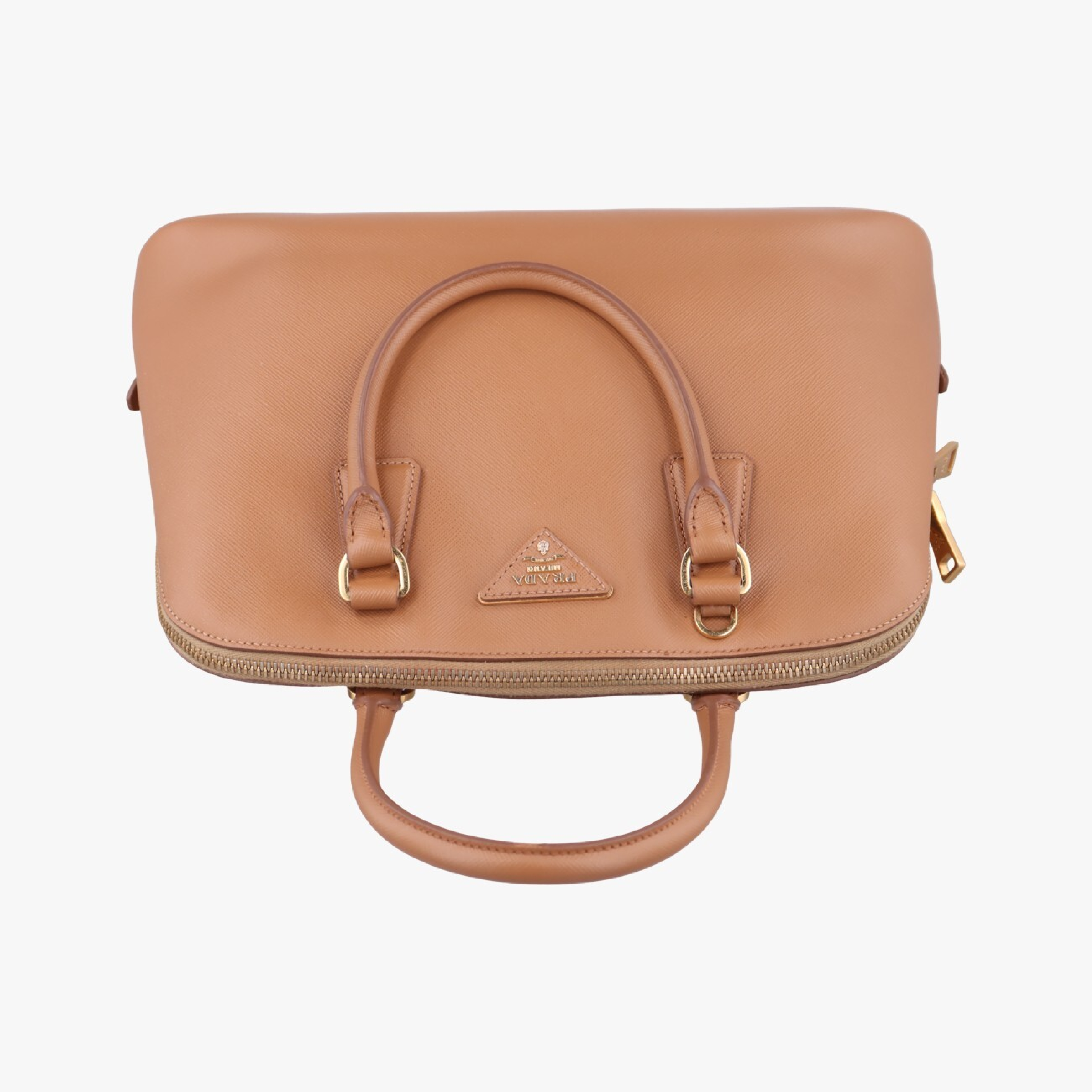 Promenade Brown Saffiano Patent BN2567 239/I 208 Handbag — view 5