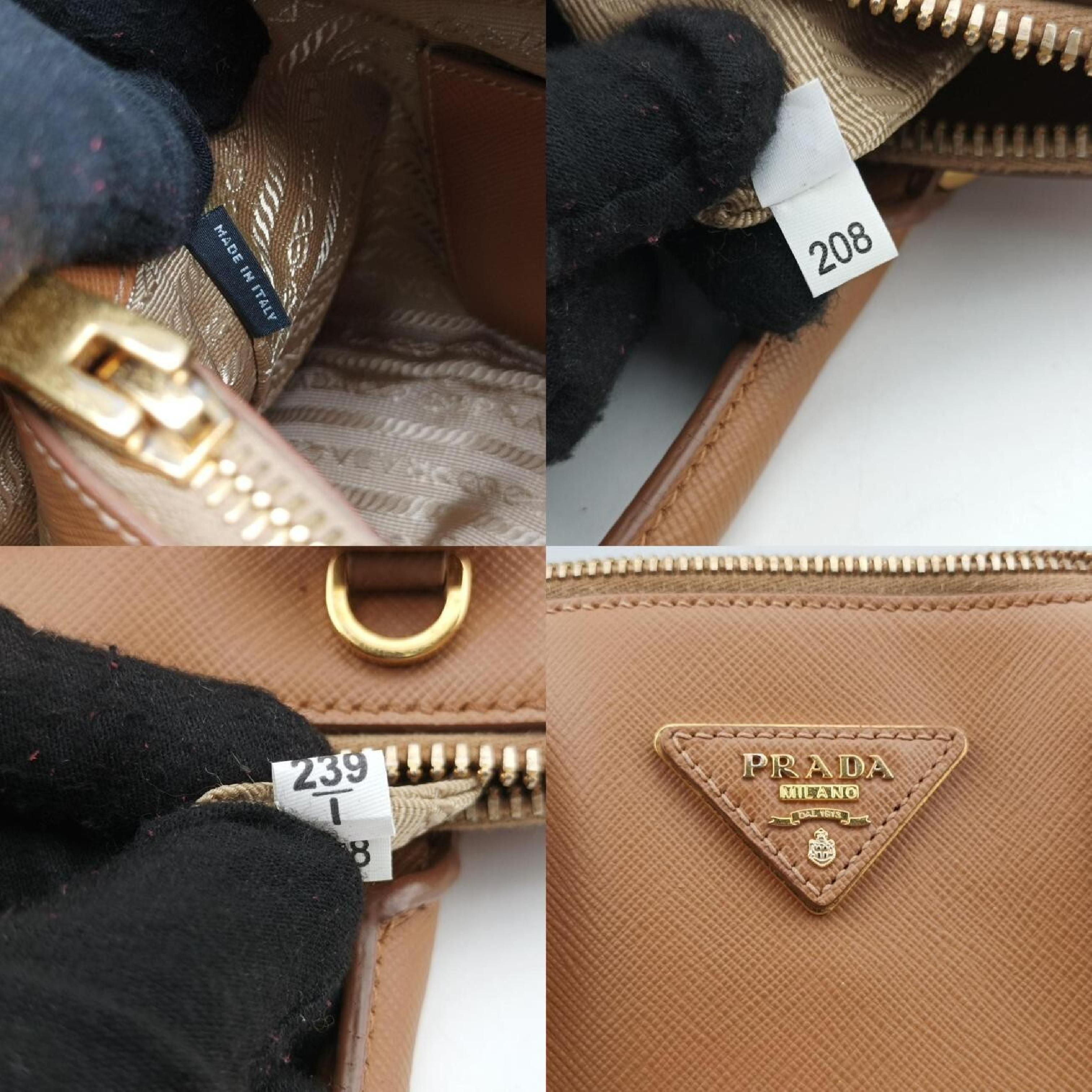 Promenade Brown Saffiano Patent BN2567 239/I 208 Handbag — view 8