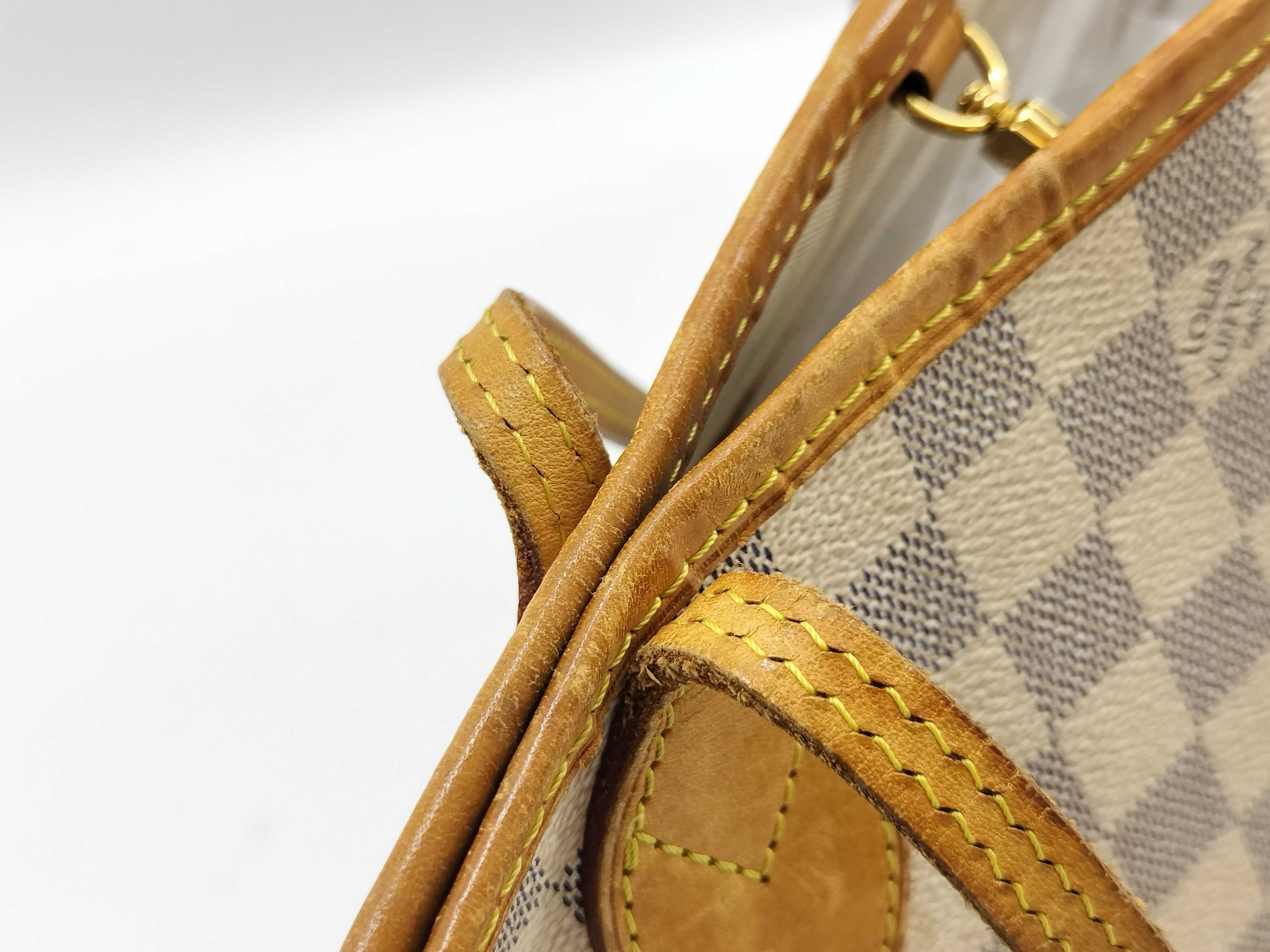Damier Azur Neverfull Tote Bag Damier Handbag — view 11