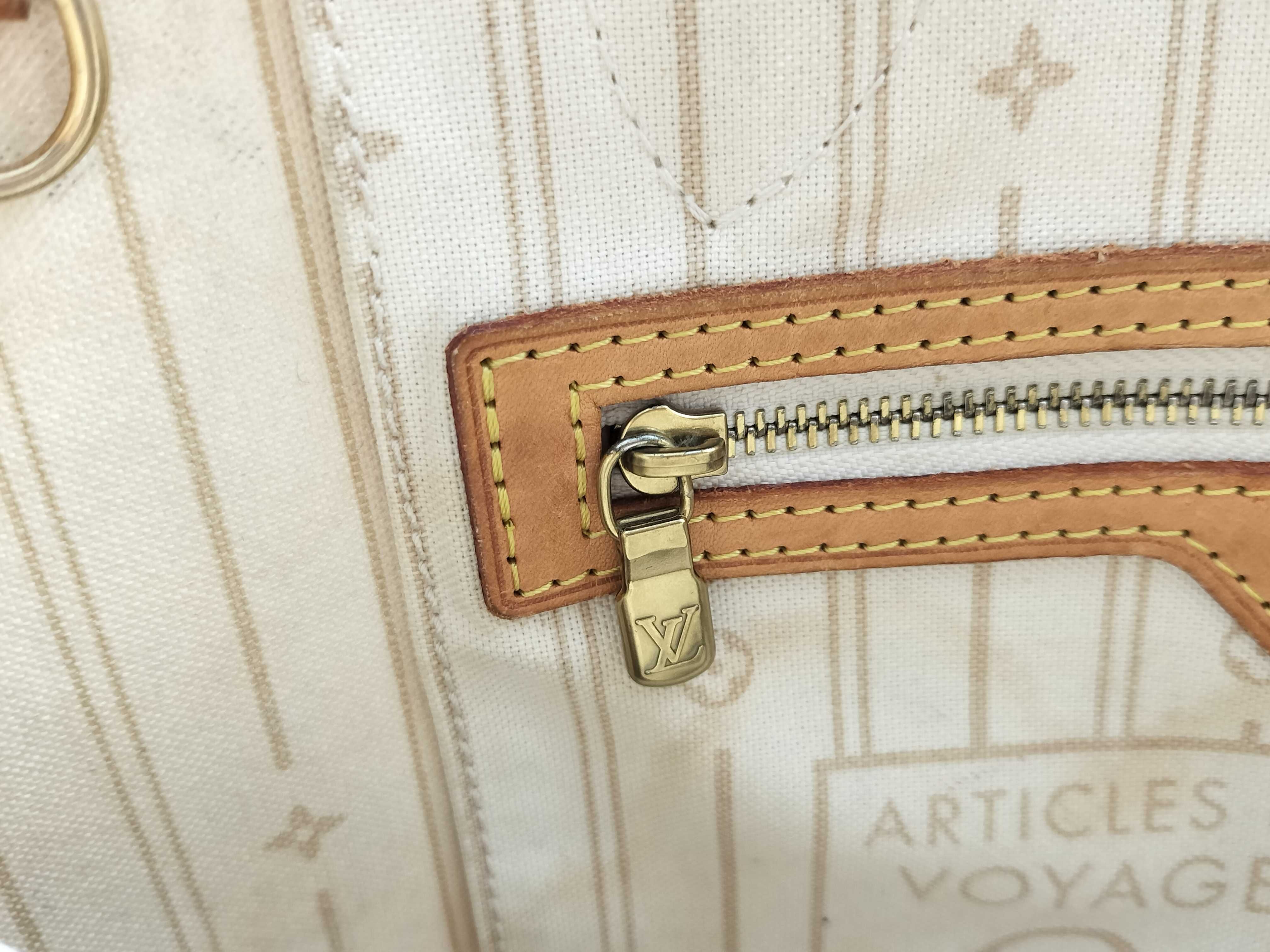 Damier Azur Neverfull Tote Bag Damier Handbag — view 15