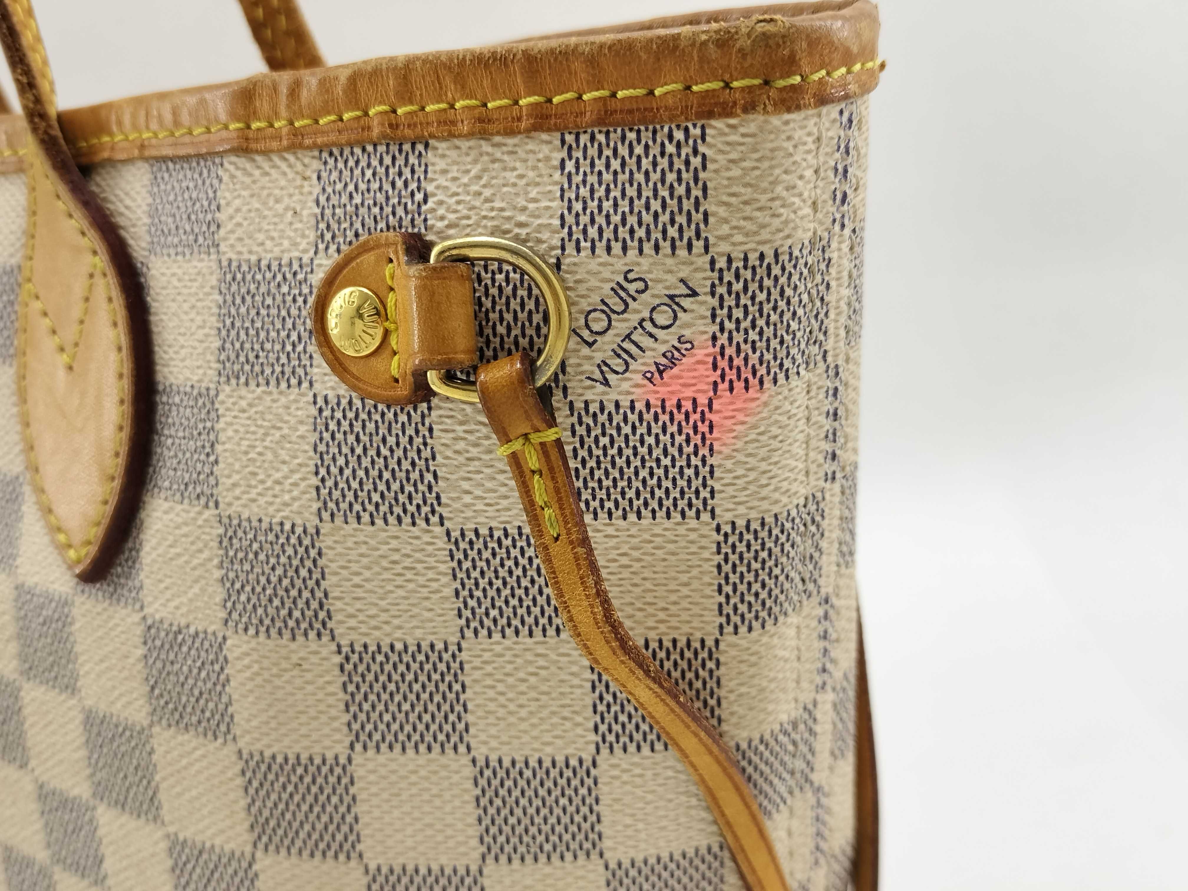 Damier Azur Neverfull Tote Bag Damier Handbag — view 4