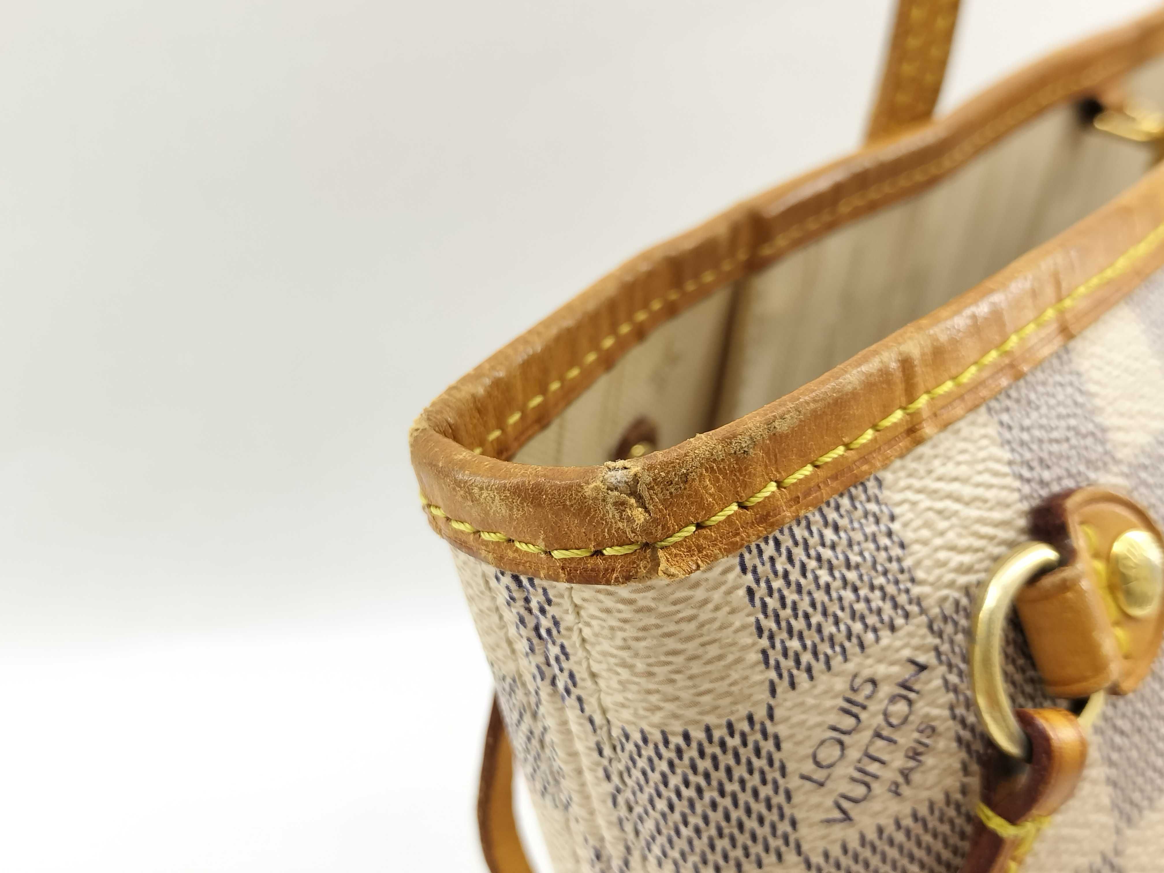 Damier Azur Neverfull Tote Bag Damier Handbag — view 5