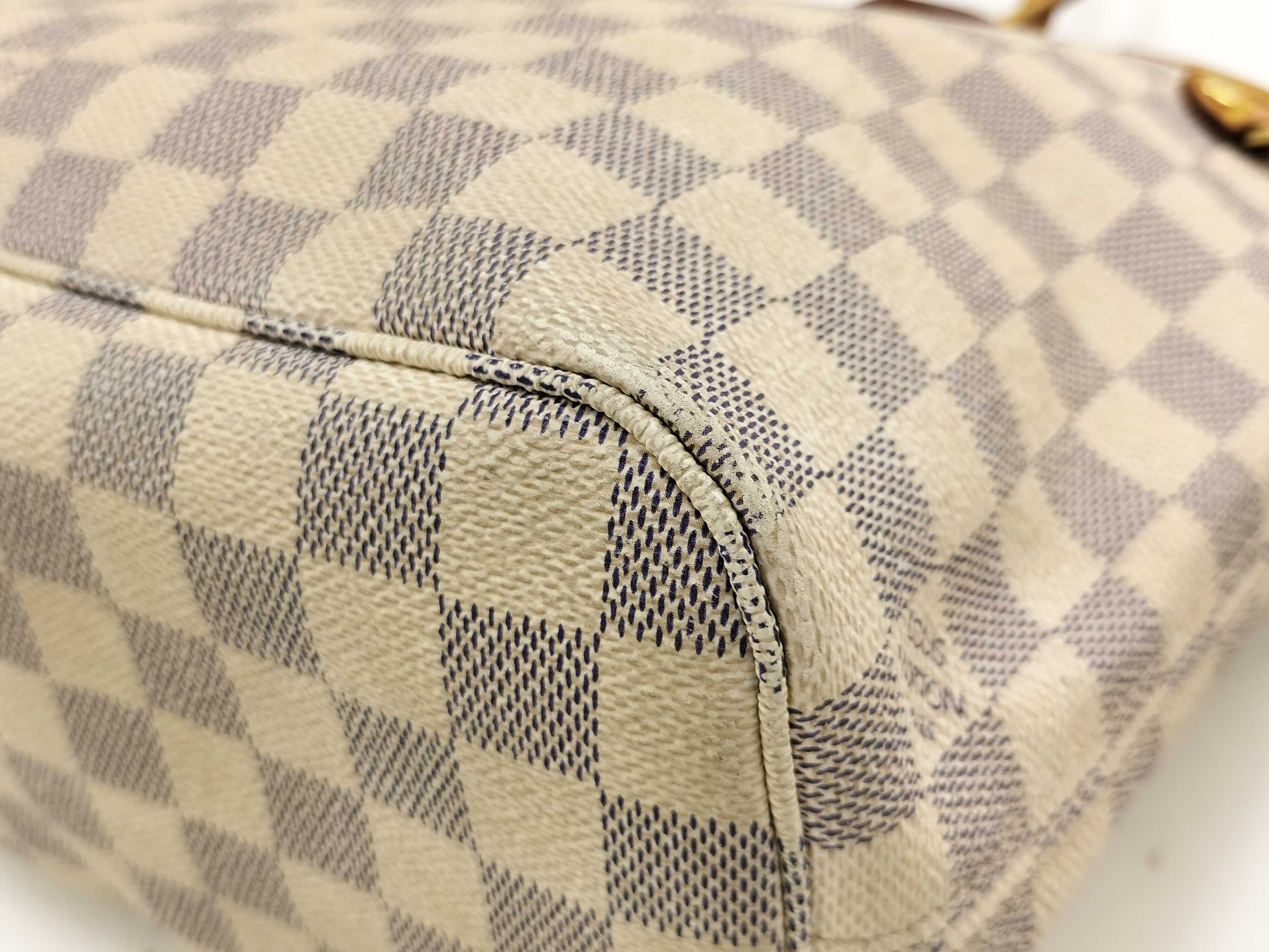 Damier Azur Neverfull Tote Bag Damier Handbag — view 8