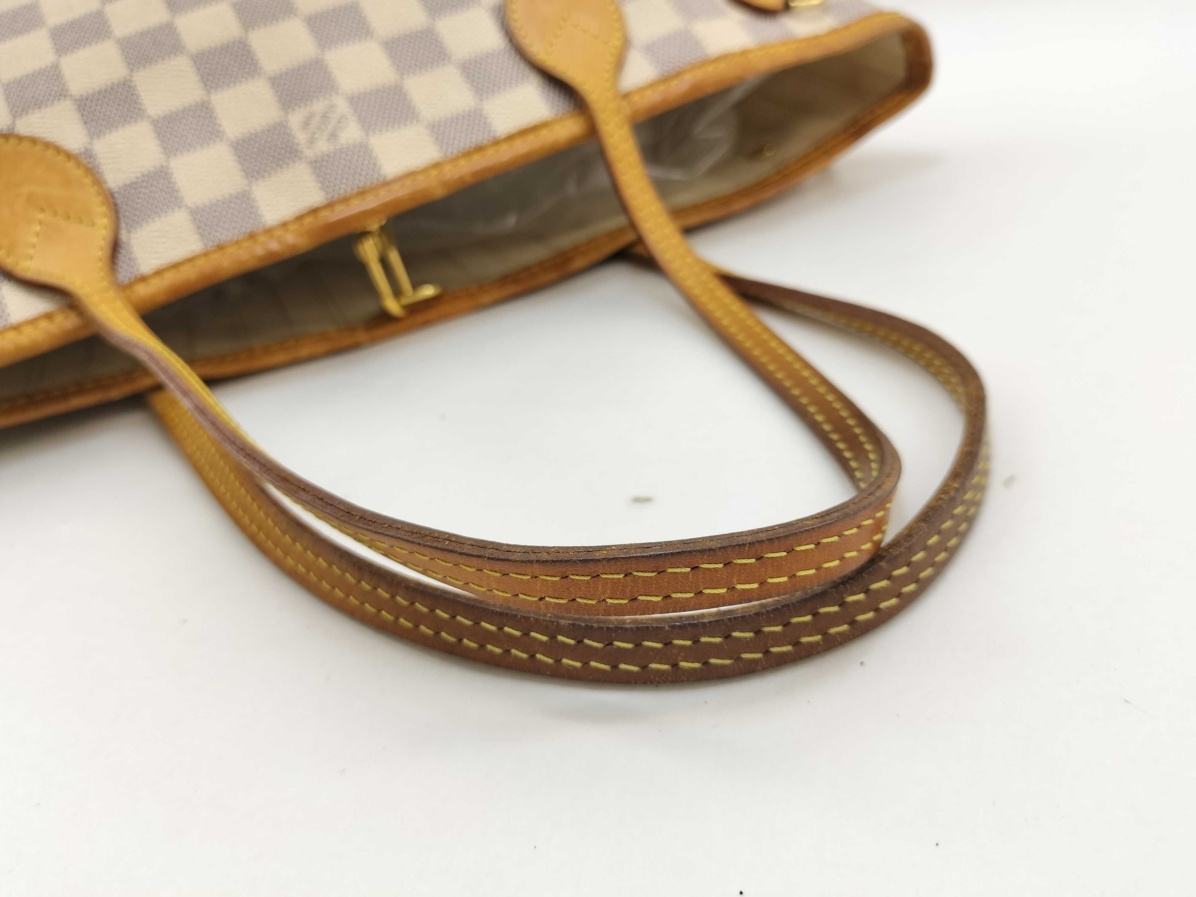 Damier Azur Neverfull Tote Bag Damier Handbag — view 10