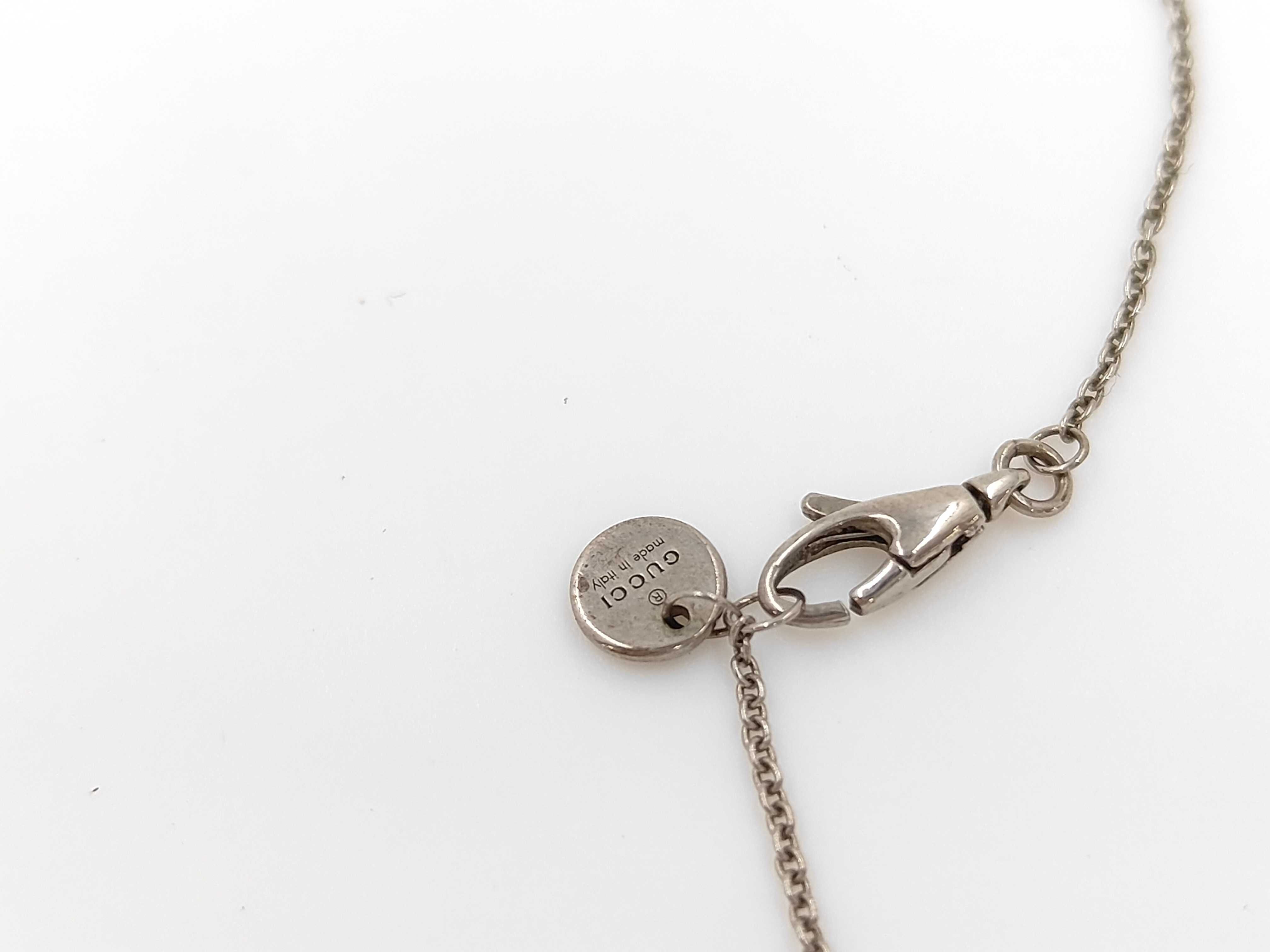necklace chain, black, oxidized silver necklace — view 3