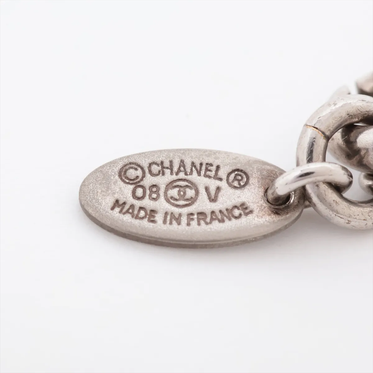 Cocomark 08V Necklace GP x Rhinestone Silver — view 4