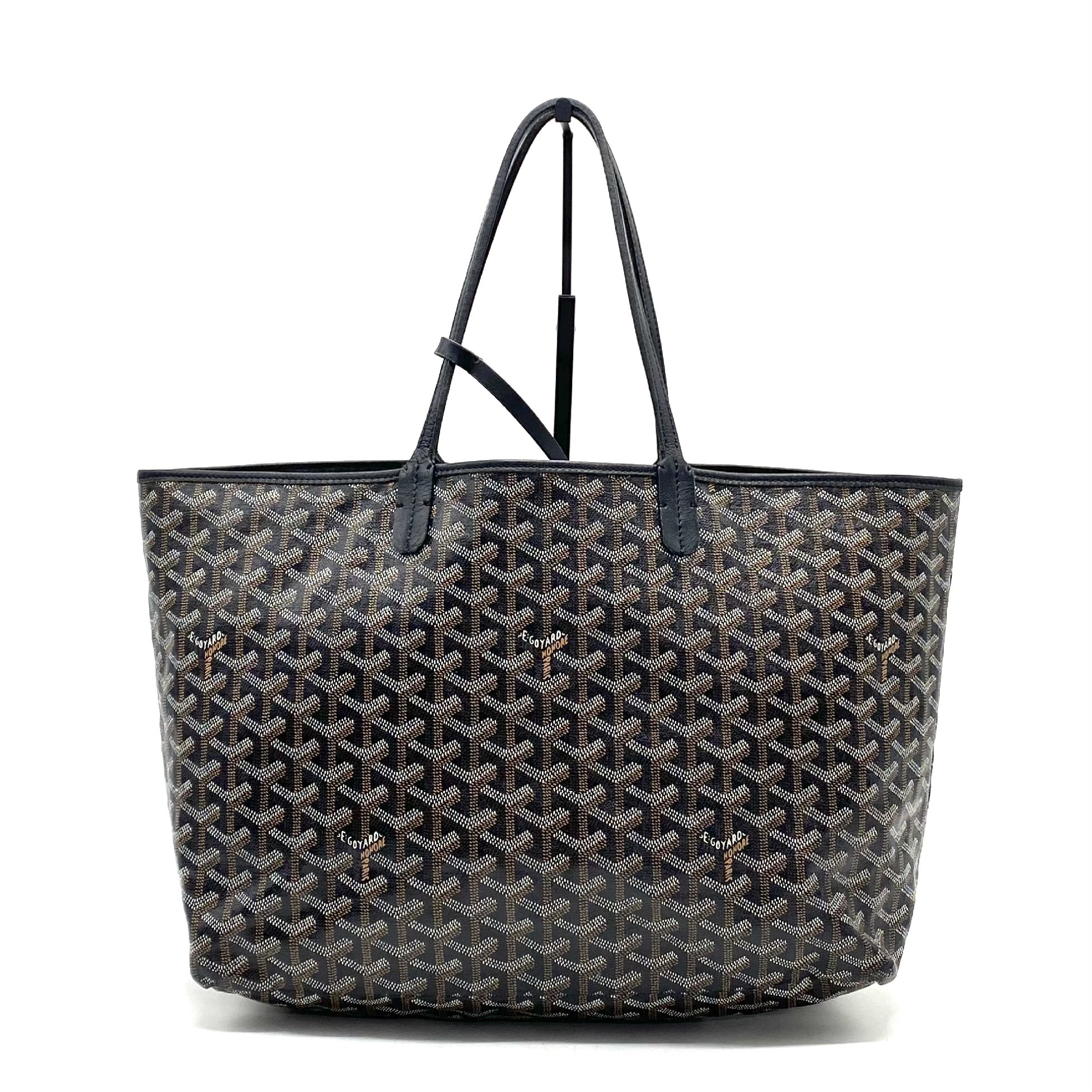 Saint Louis Leather Tote Bag with Pouch — view 2