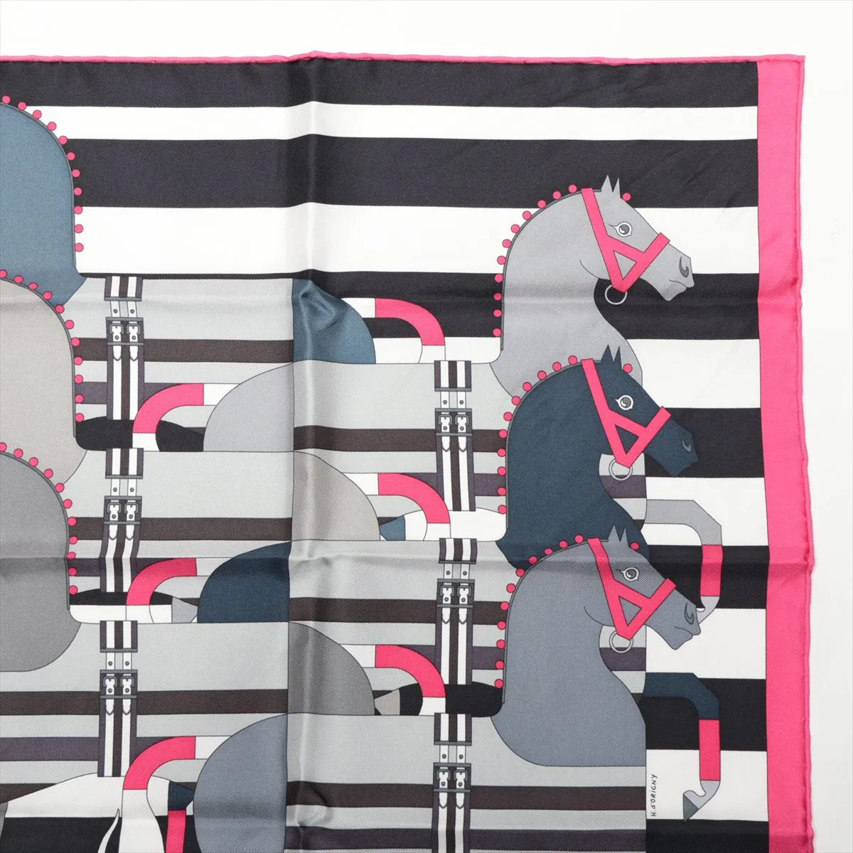 Carre 45 ROCABAR Scarf Silk Pink — view 3