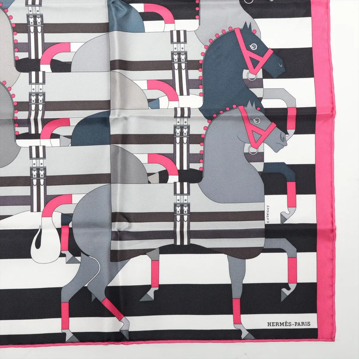 Carre 45 ROCABAR Scarf Silk Pink — view 4