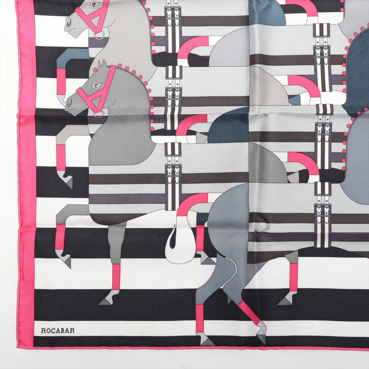 Carre 45 ROCABAR Scarf Silk Pink — view 5