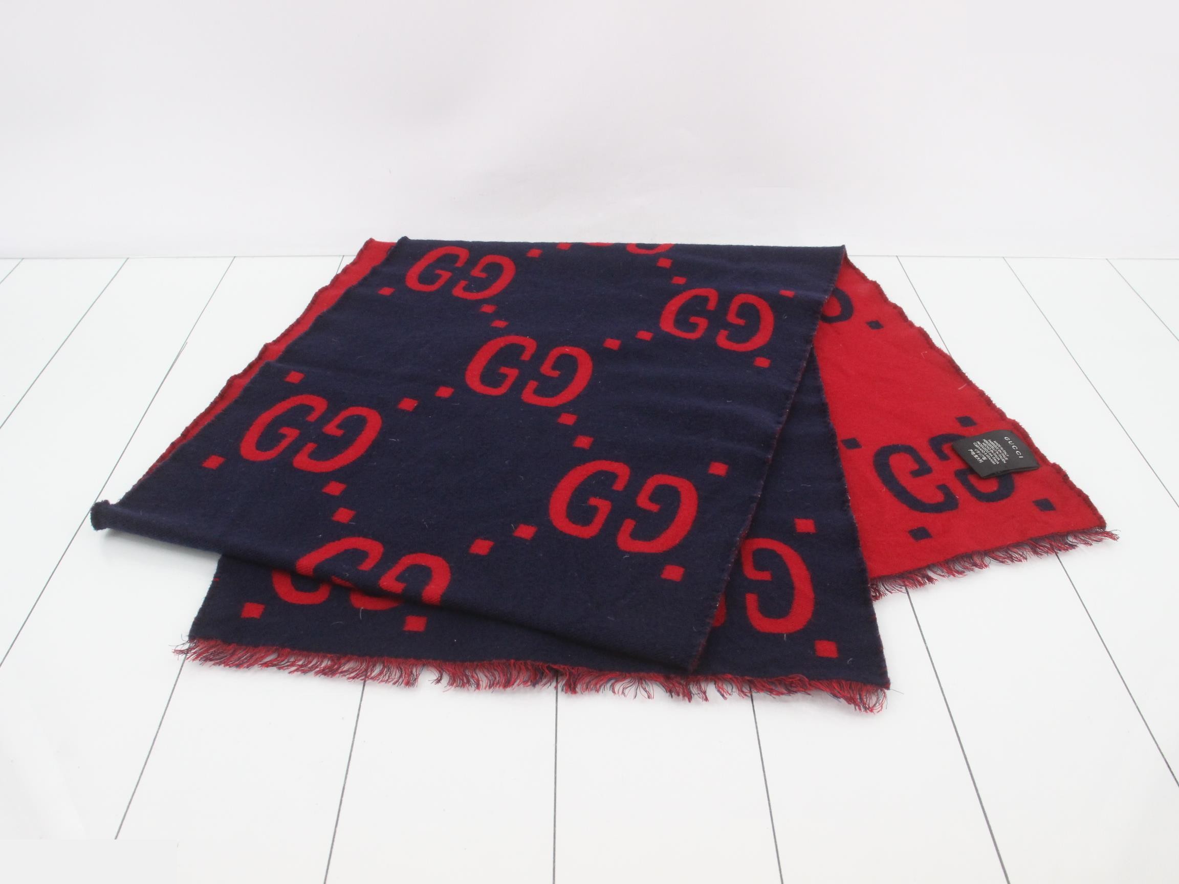 New tag Gucci GG jacquard scarf — view 3