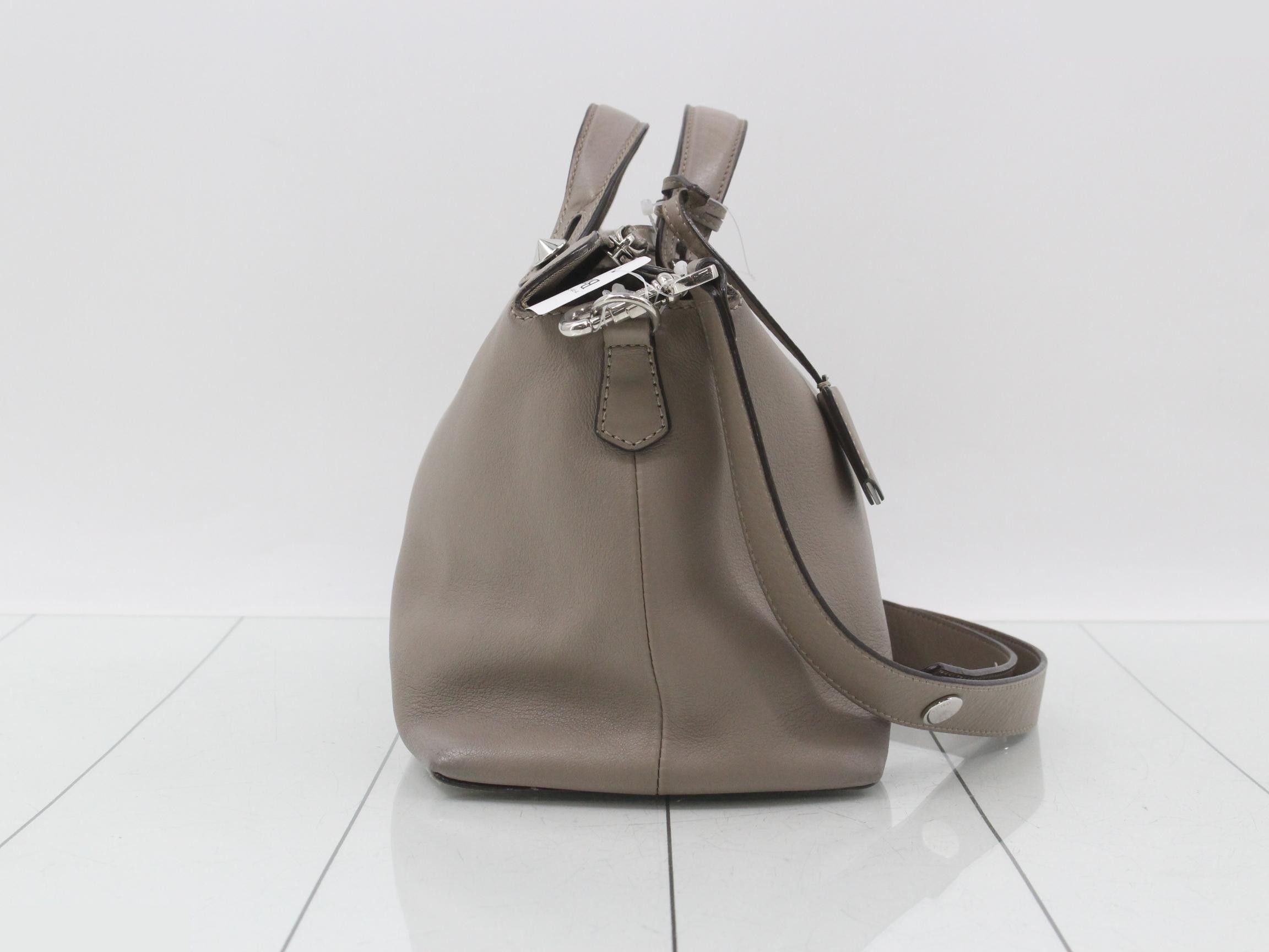 2-Way Bag, Greige Leather — view 4