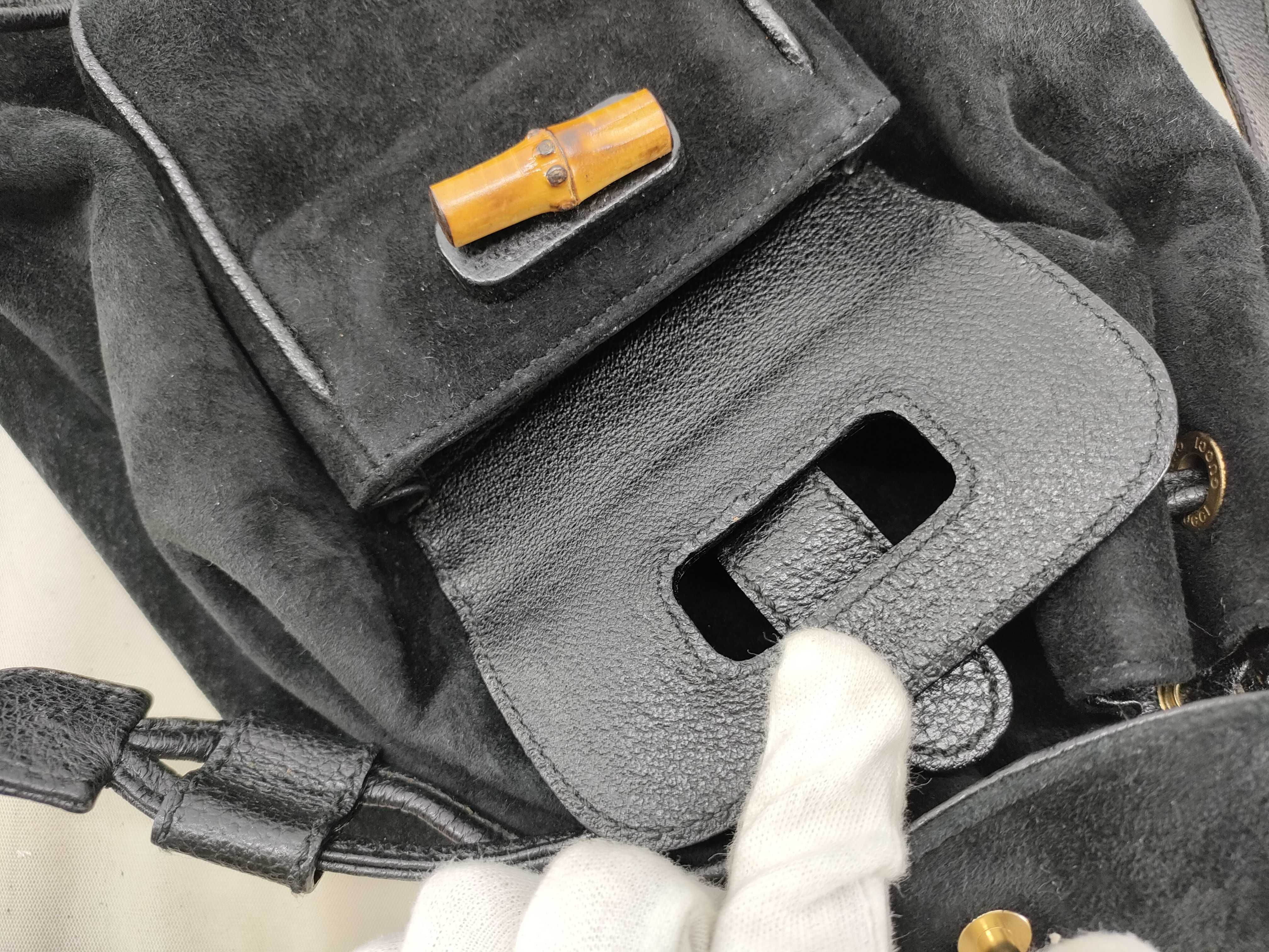 Bamboo Mini Backpack, Suede Leather, 003.1956.0030 Backpack — view 15