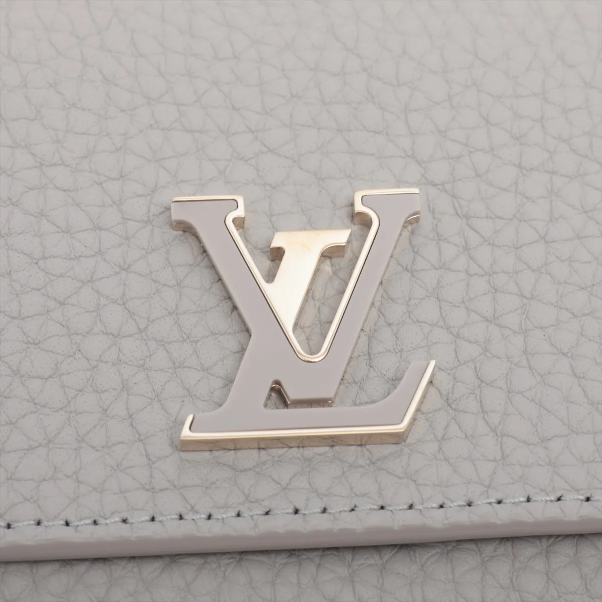 Taurillon Portefeuille Capucines Tiny M12406 Gray Compact Wallet (RFID detected) — view 11