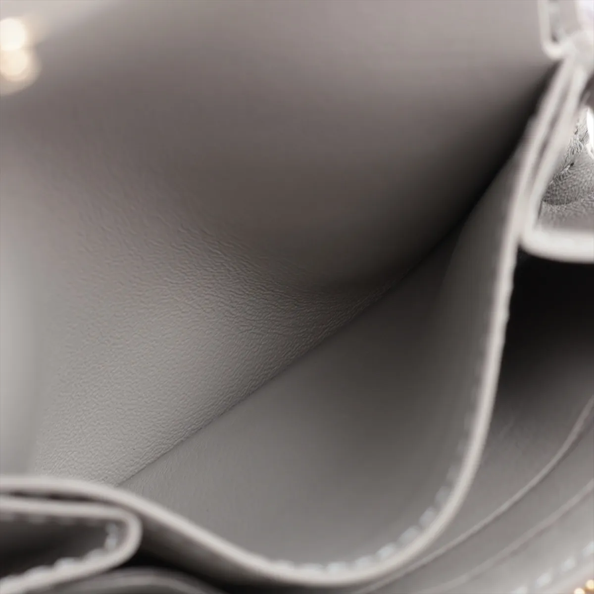 Taurillon Portefeuille Capucines Tiny M12406 Gray Compact Wallet (RFID detected) — view 6