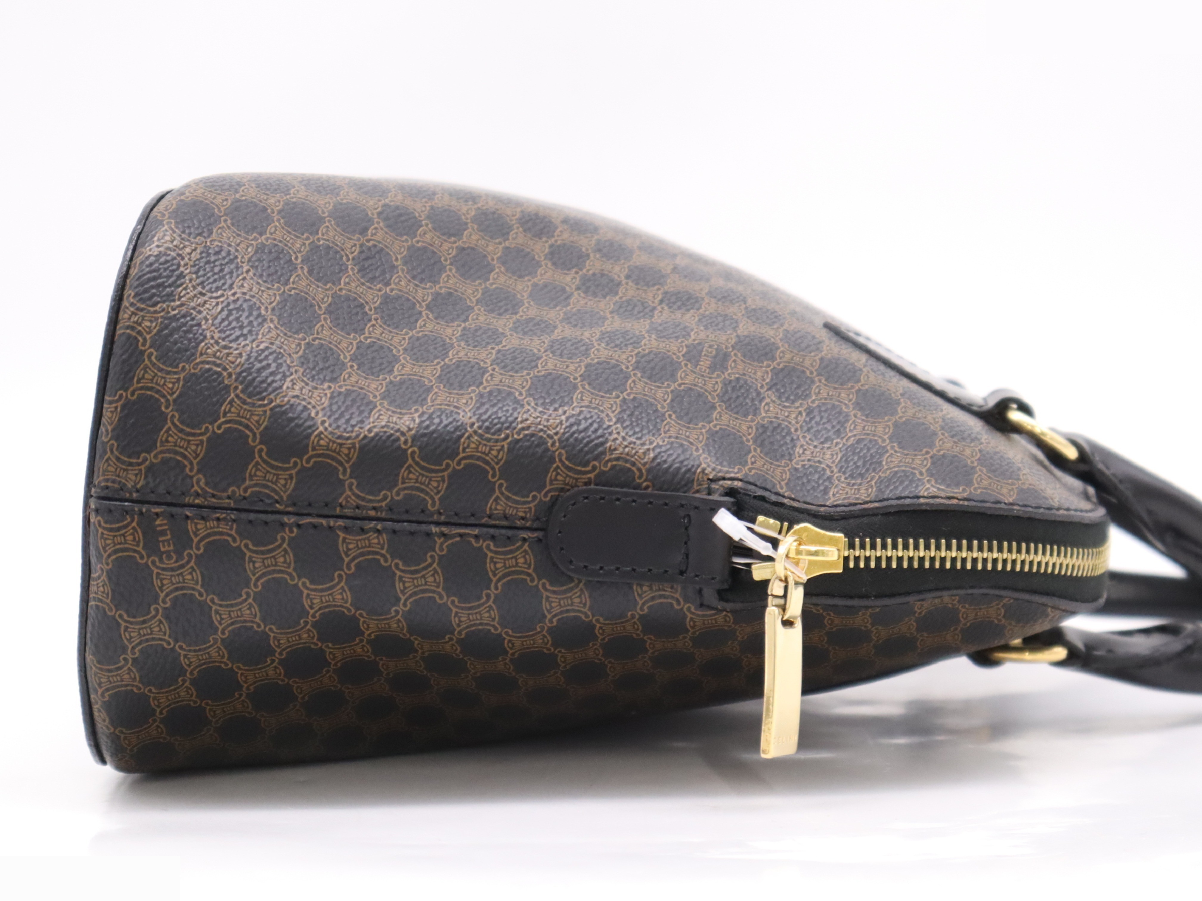 PVC x leather macadam handbag black — view 5