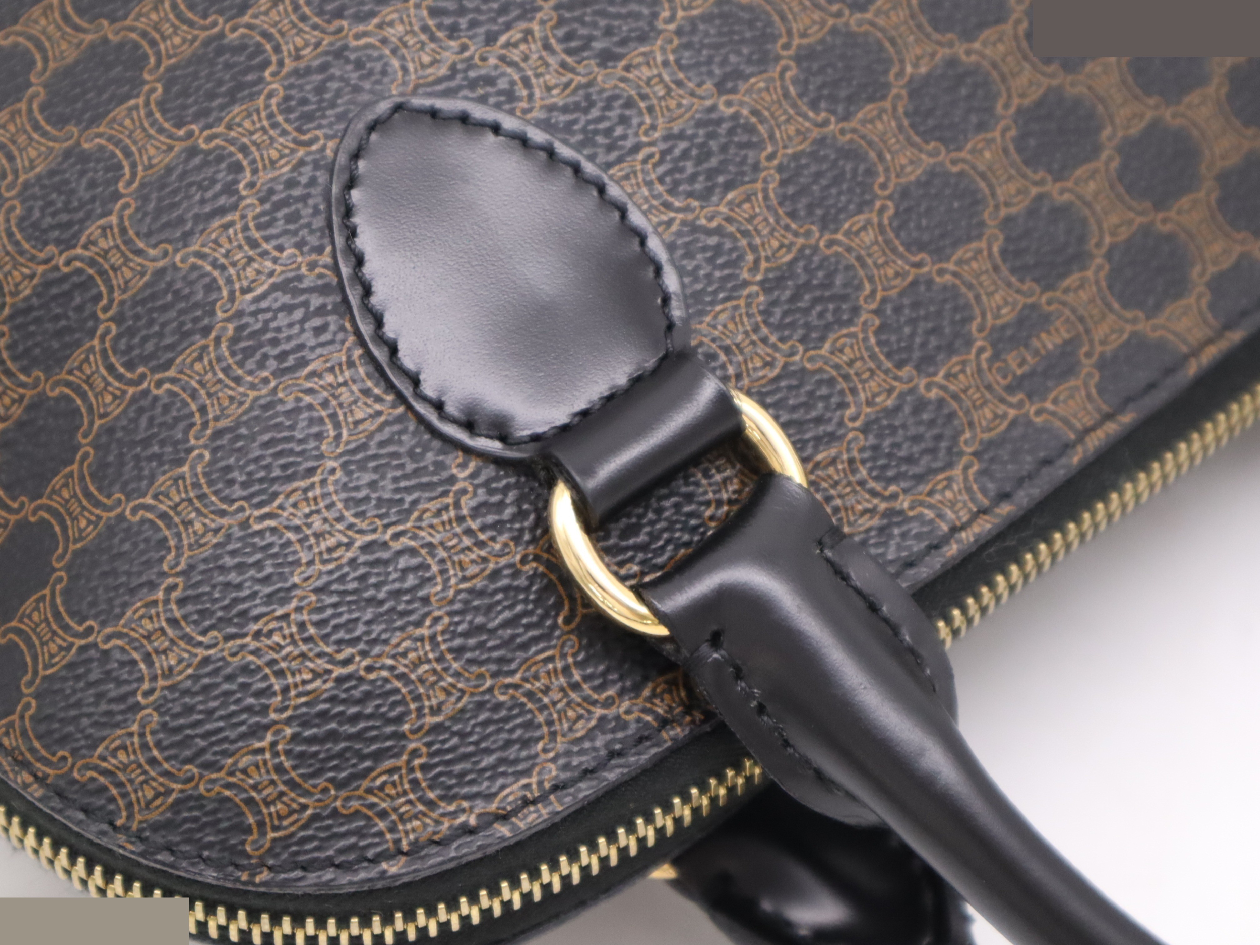 PVC x leather macadam handbag black — view 7