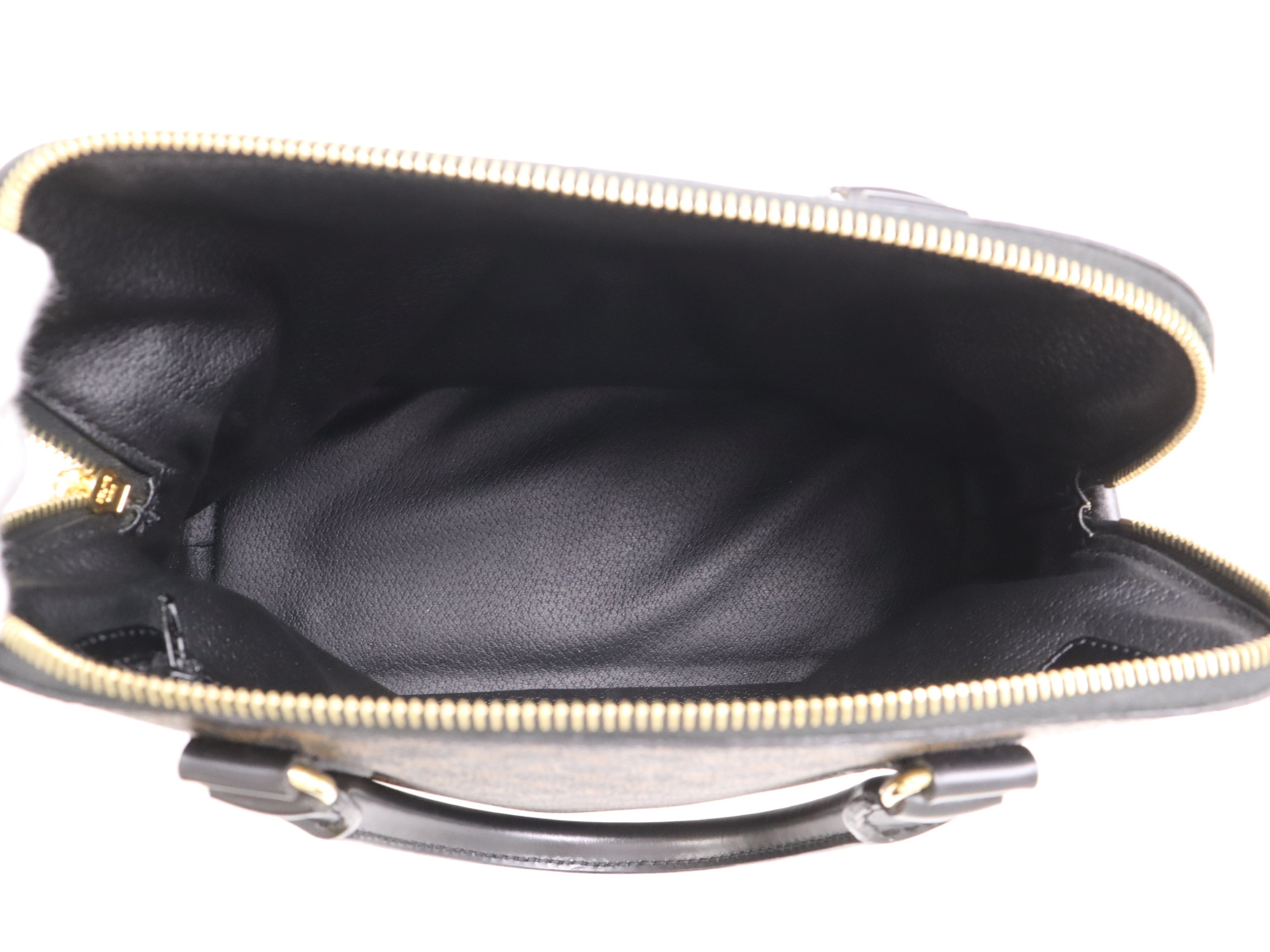 PVC x leather macadam handbag black — view 10