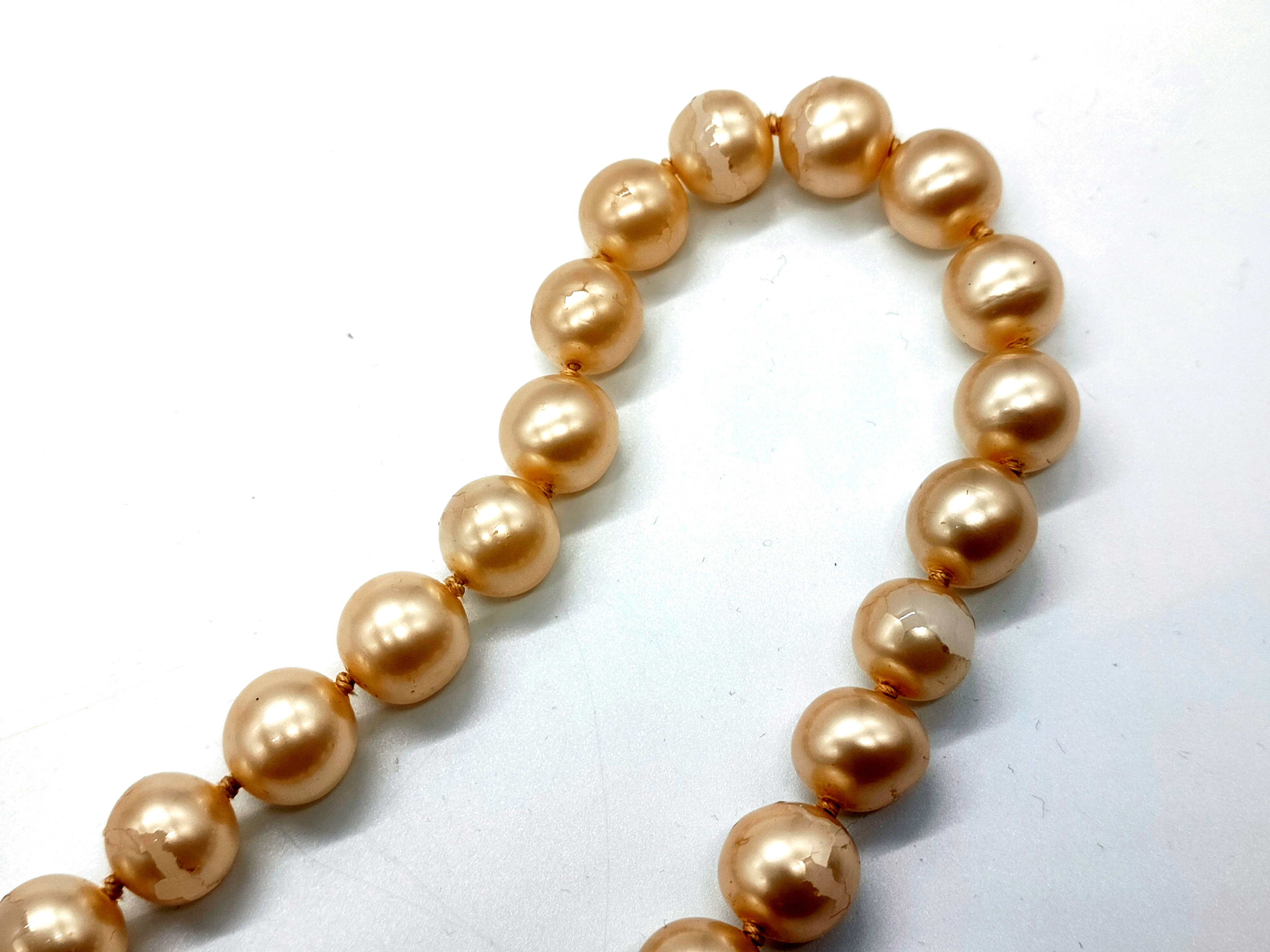 Coco Mark Turnlock Pearl Necklace 97P Necklace — view 9