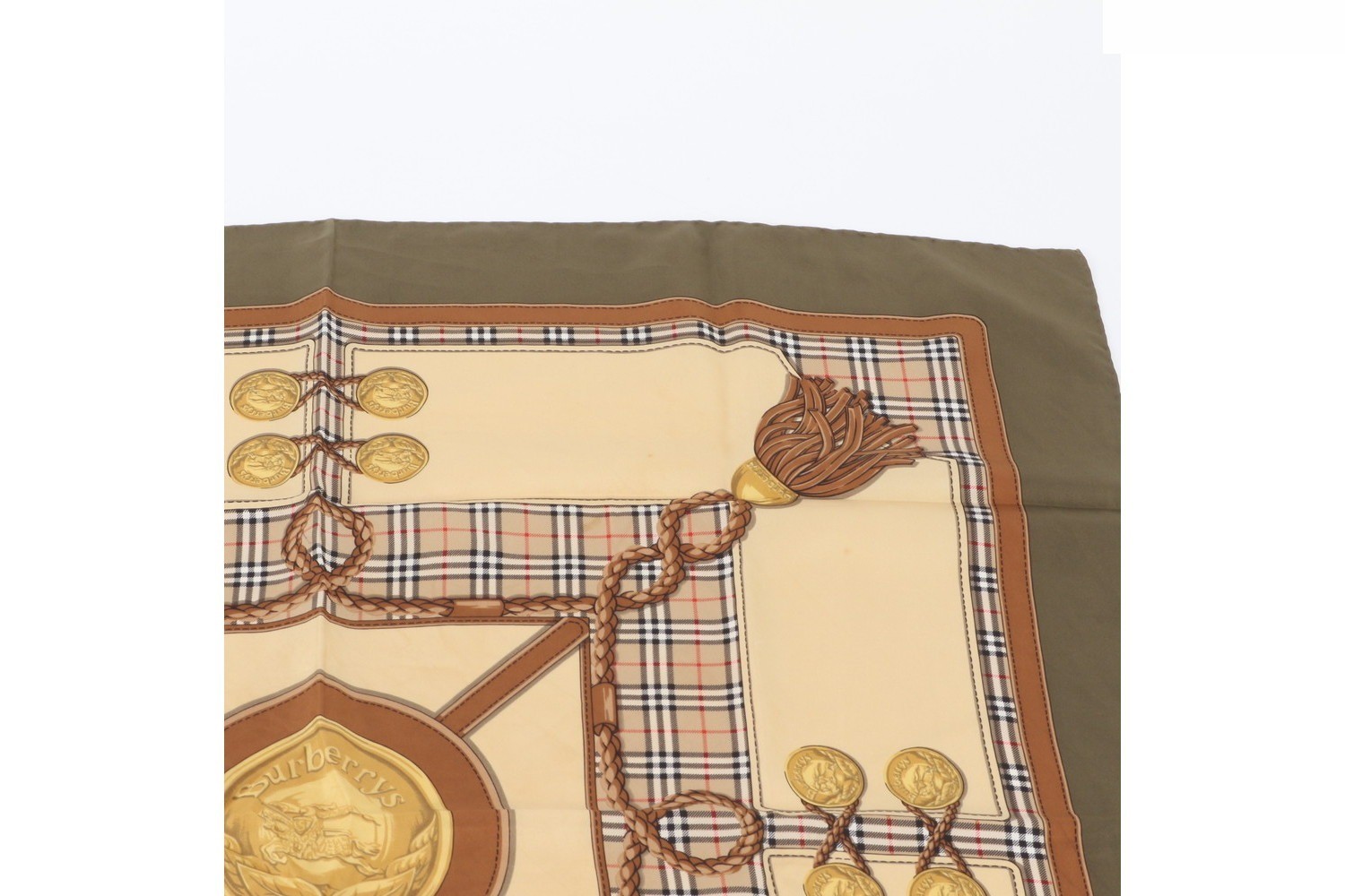 100% Silk Scarf with Tag — view 2