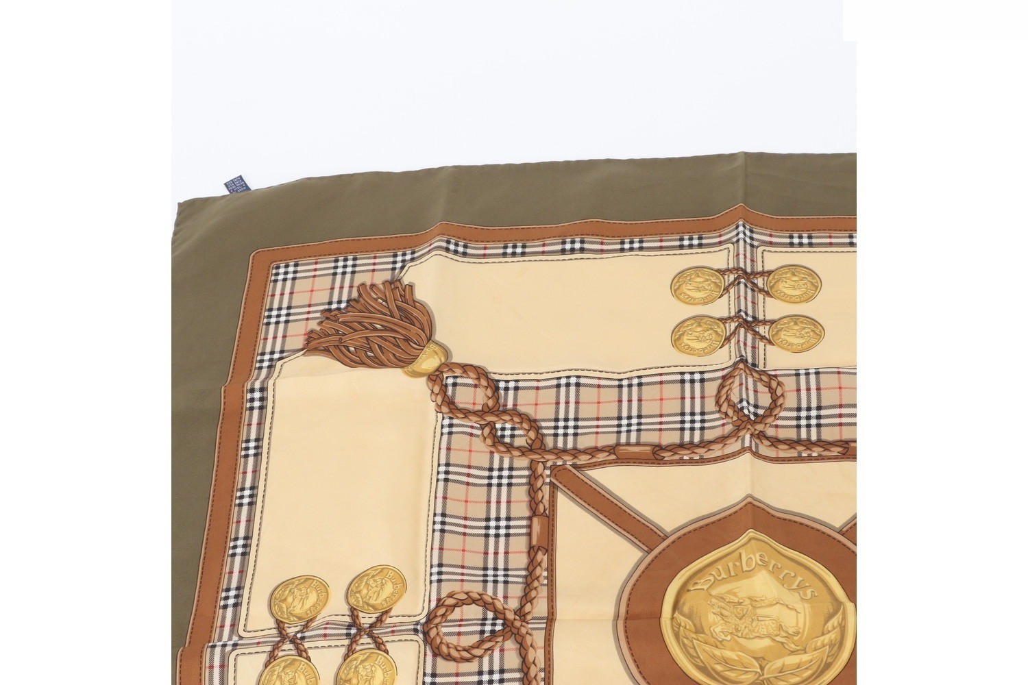 100% Silk Scarf with Tag — view 3