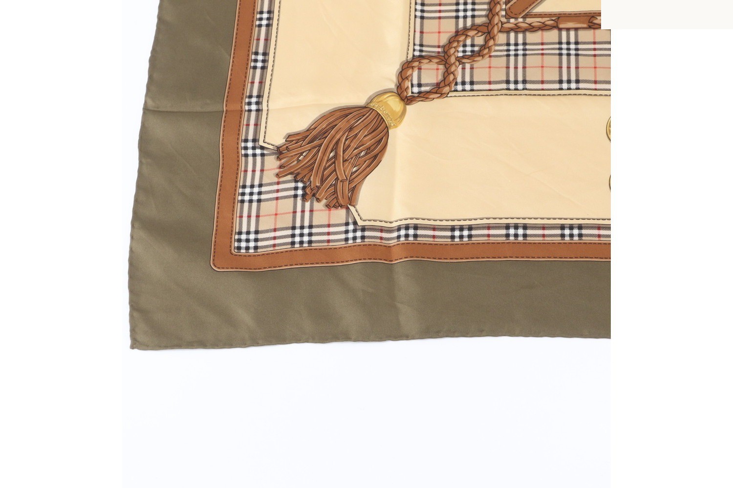 100% Silk Scarf with Tag — view 4