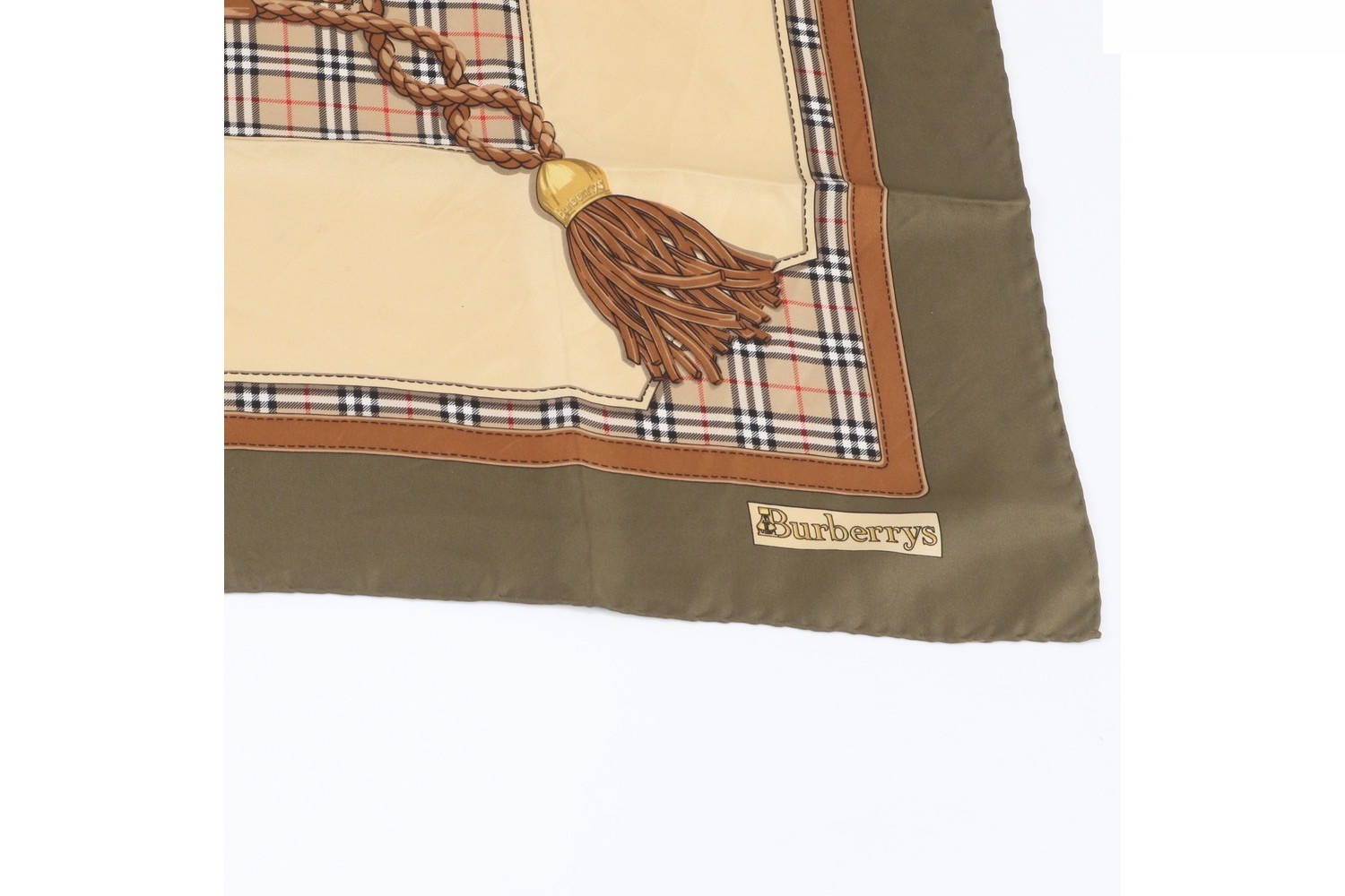 100% Silk Scarf with Tag — view 5