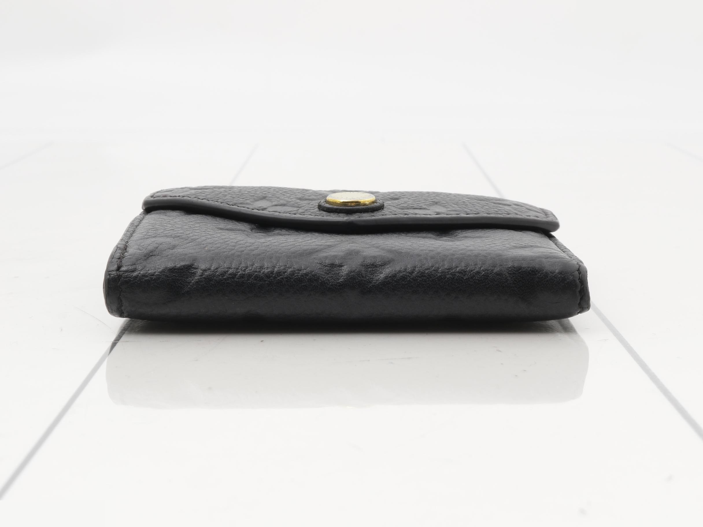 Portefeuille Zoé Empreinte Noir — view 3