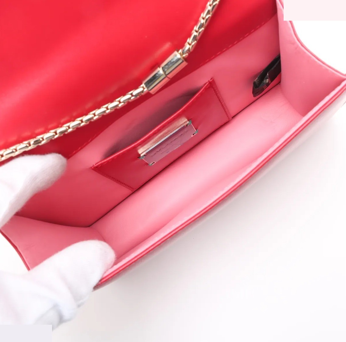Unused with dust bag: Serpenti Forever Galuchat x Leather Chain Shoulder Bag — view 5