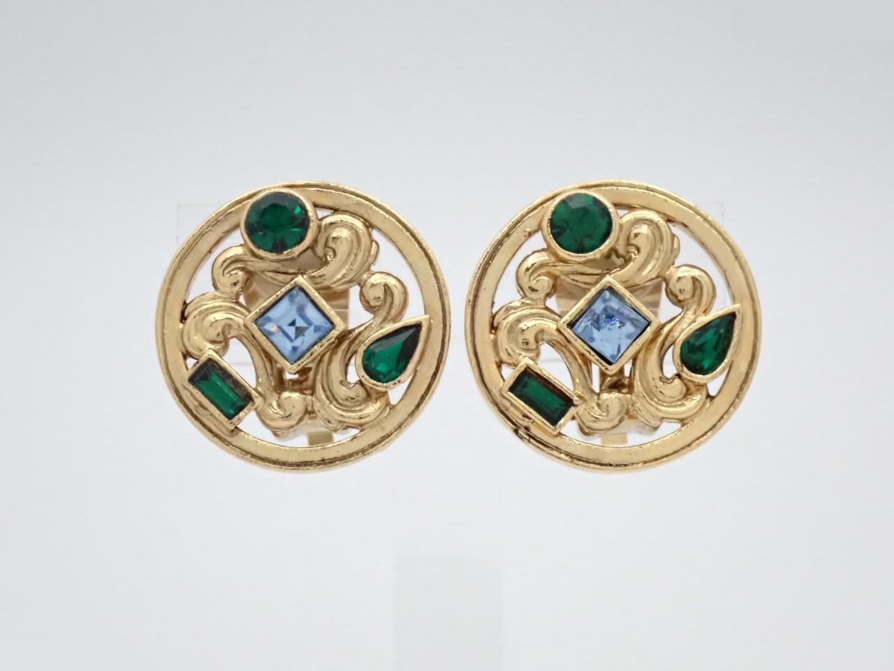 Earrings, Gold