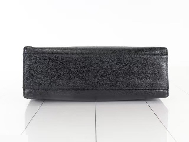 Turnlock Caviar Chain Tote, No. 5 — view 7