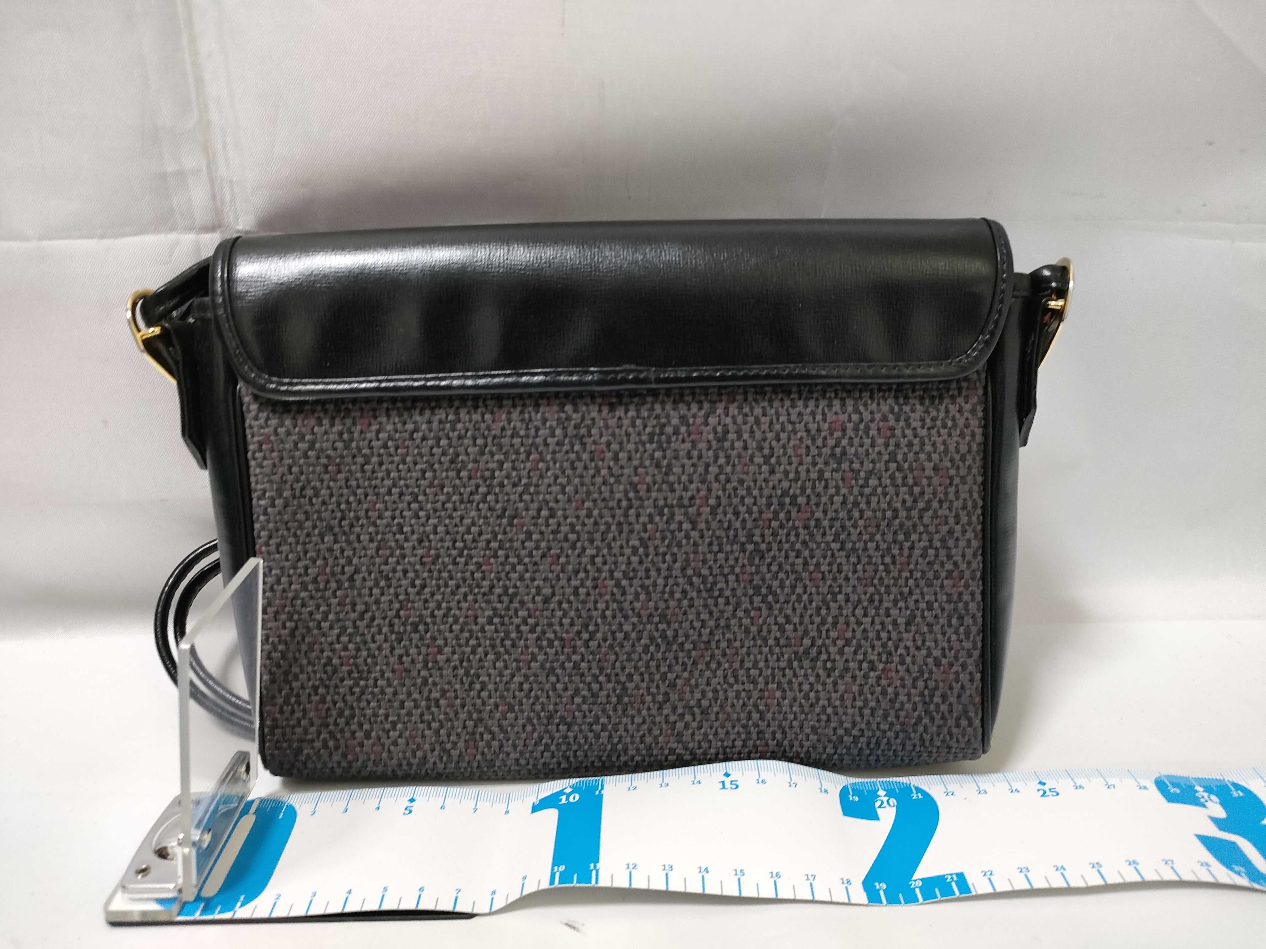 Shoulder Bag, Woven Design, Black Shoulder Bag — view 2