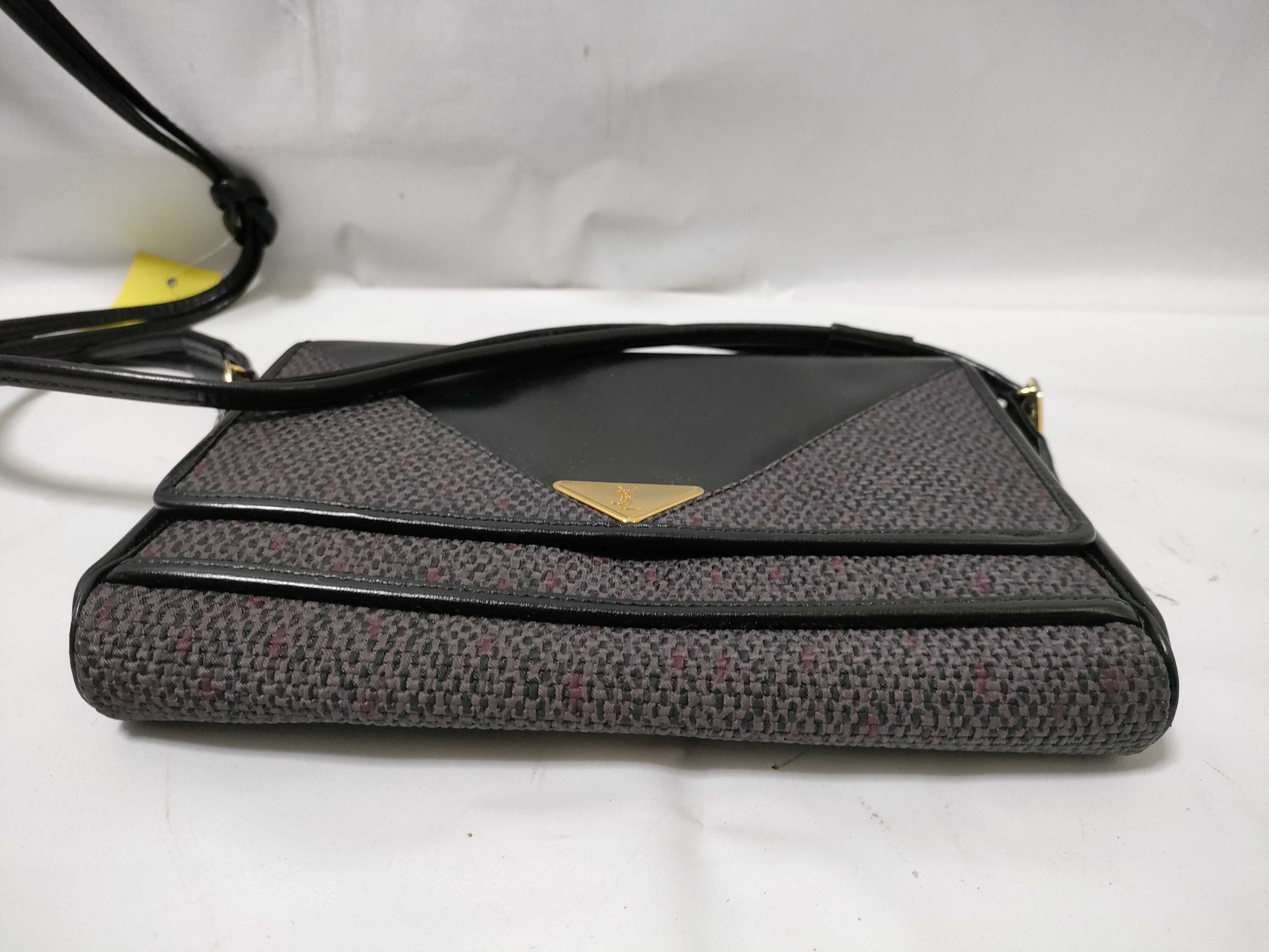 Shoulder Bag, Woven Design, Black Shoulder Bag — view 7