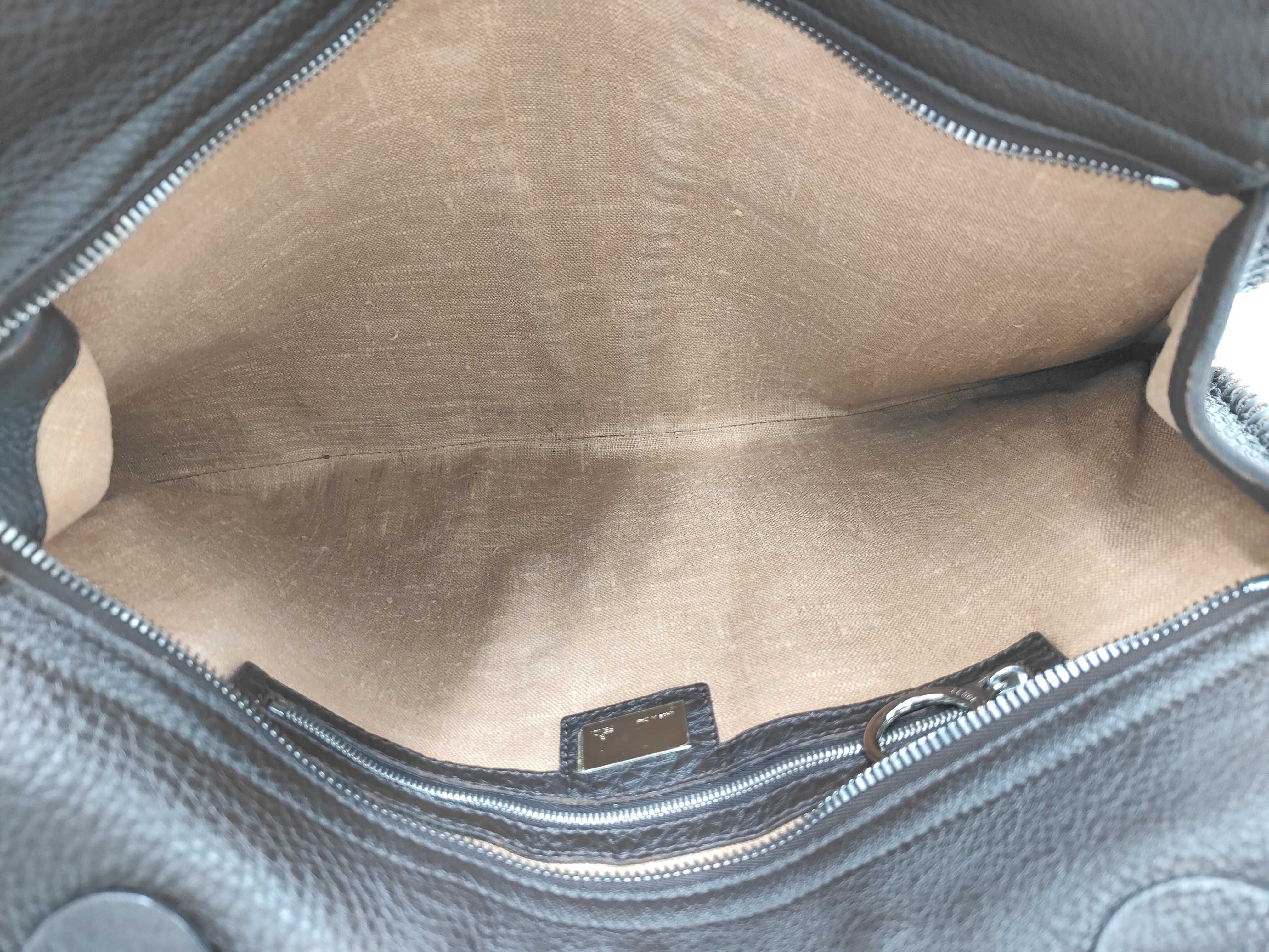 Calf Hair Leather Tote Bag — view 8