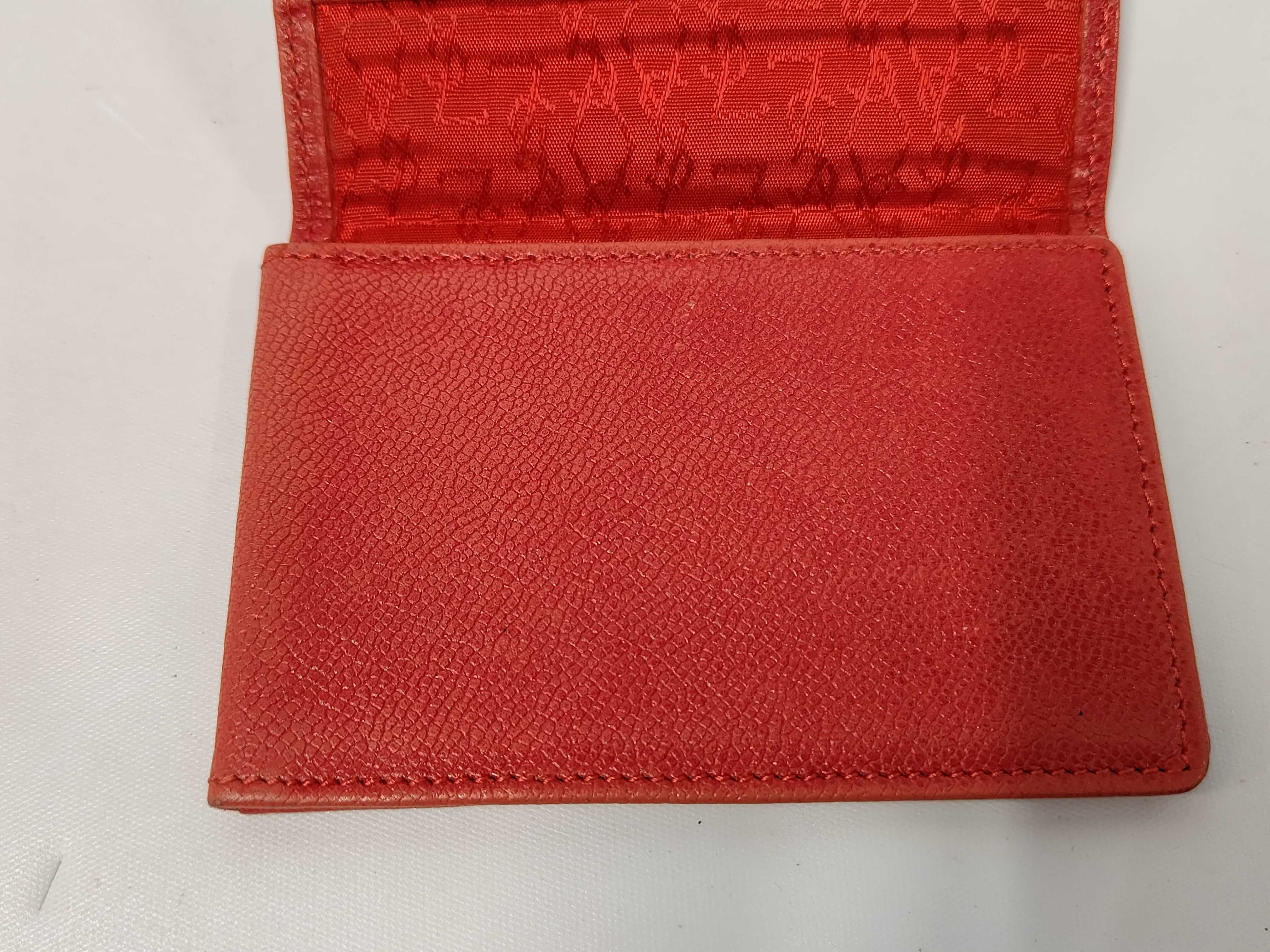 leather card case with box. (Card case, pass case, business card holder) — view 10