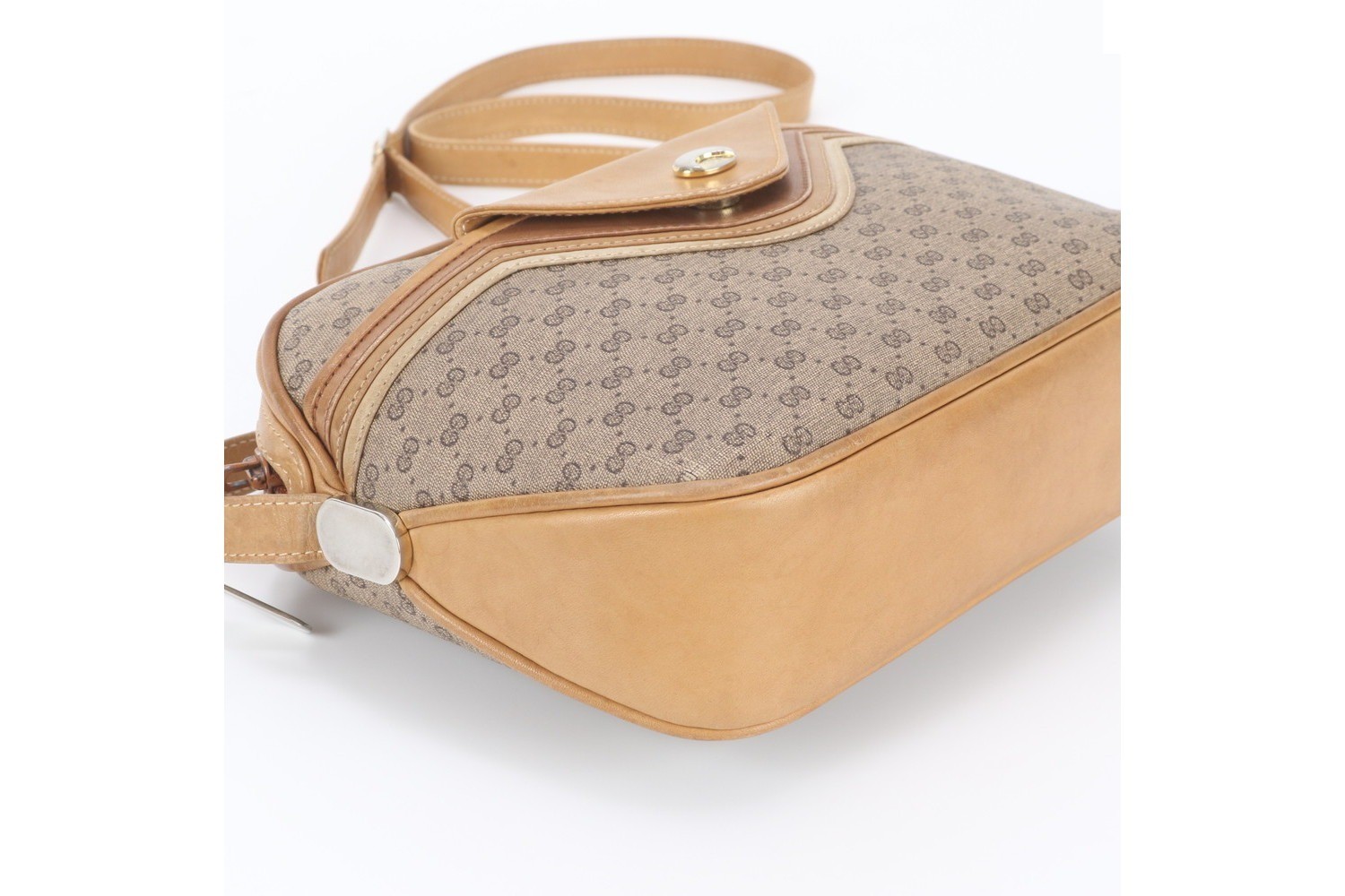 Micro GG Leather Shoulder Bag, Crossbody Bag — view 5