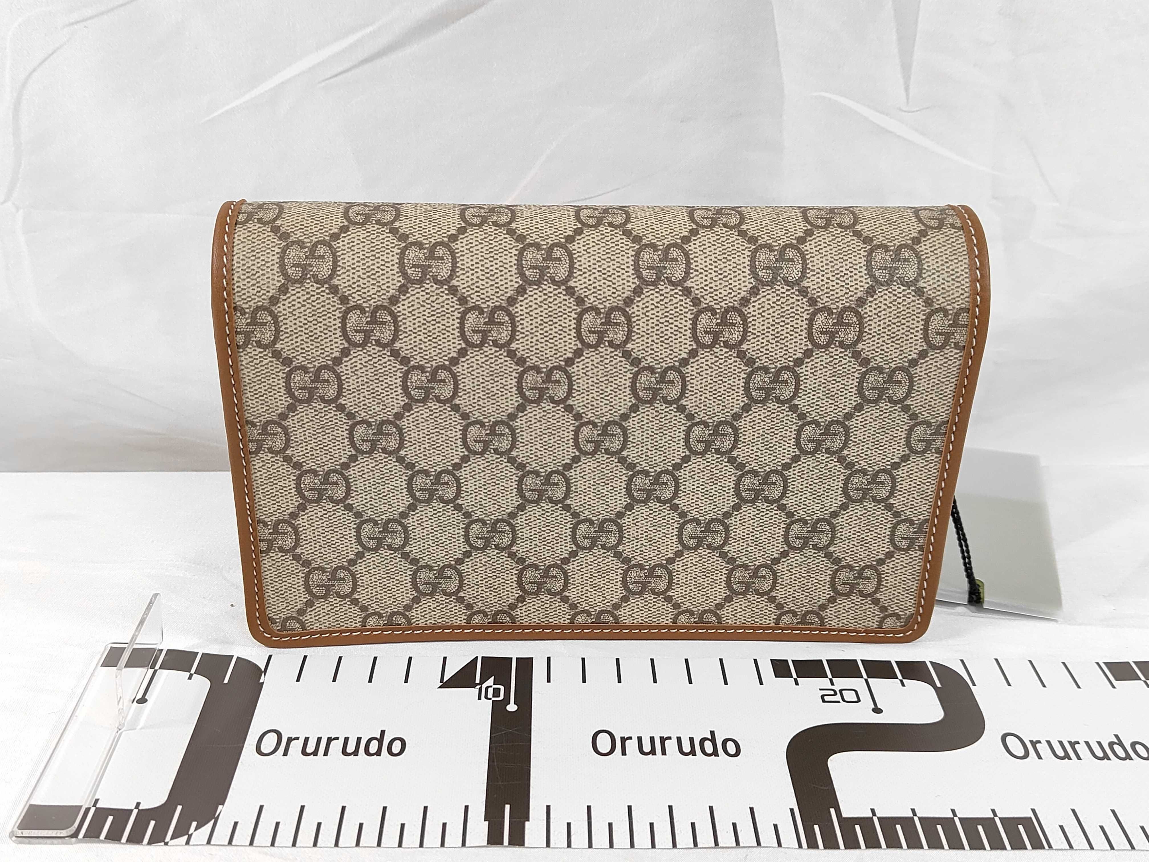 GG Supreme GG Emblem Shoulder Wallet — view 2