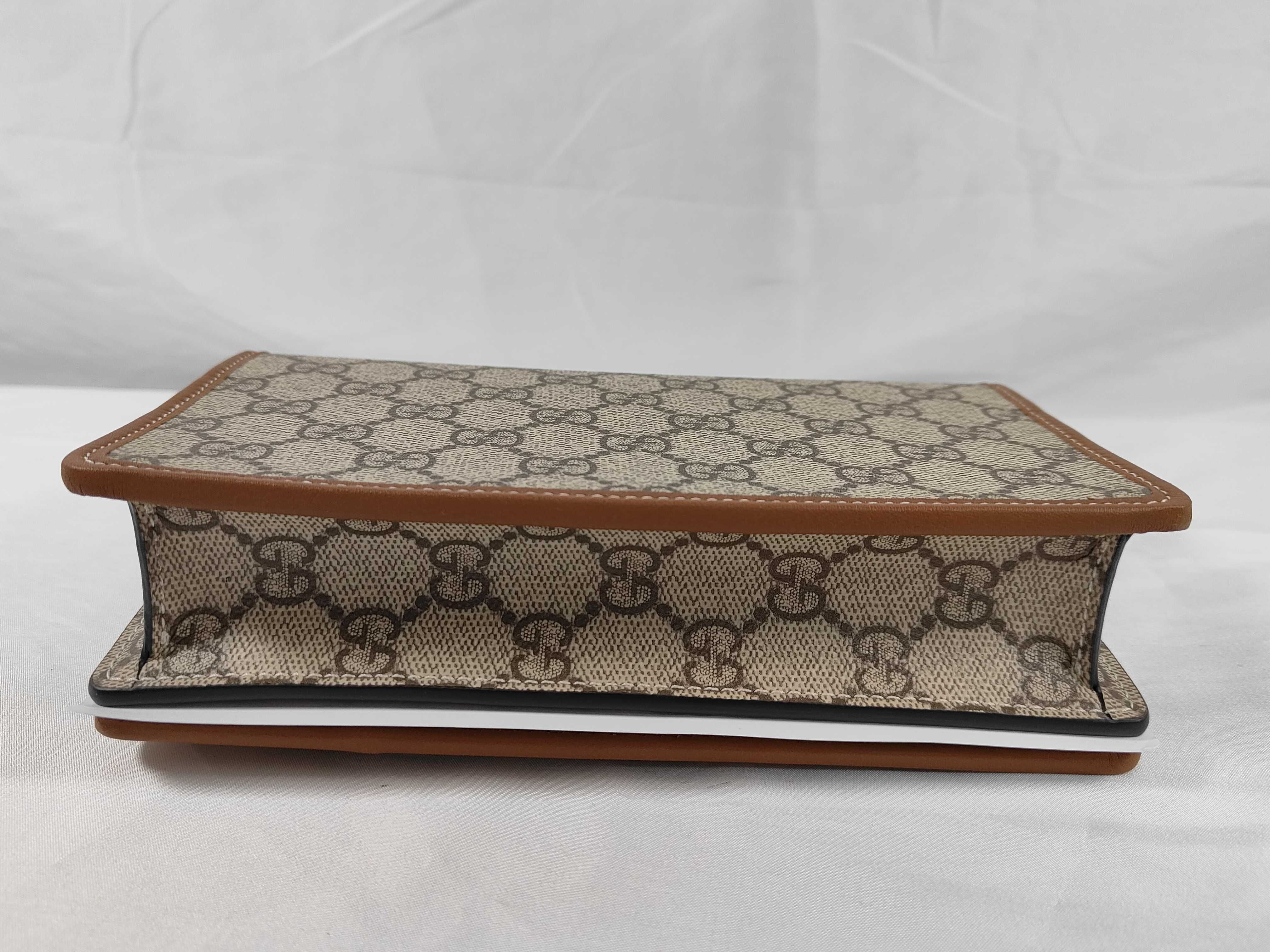 GG Supreme GG Emblem Shoulder Wallet — view 4