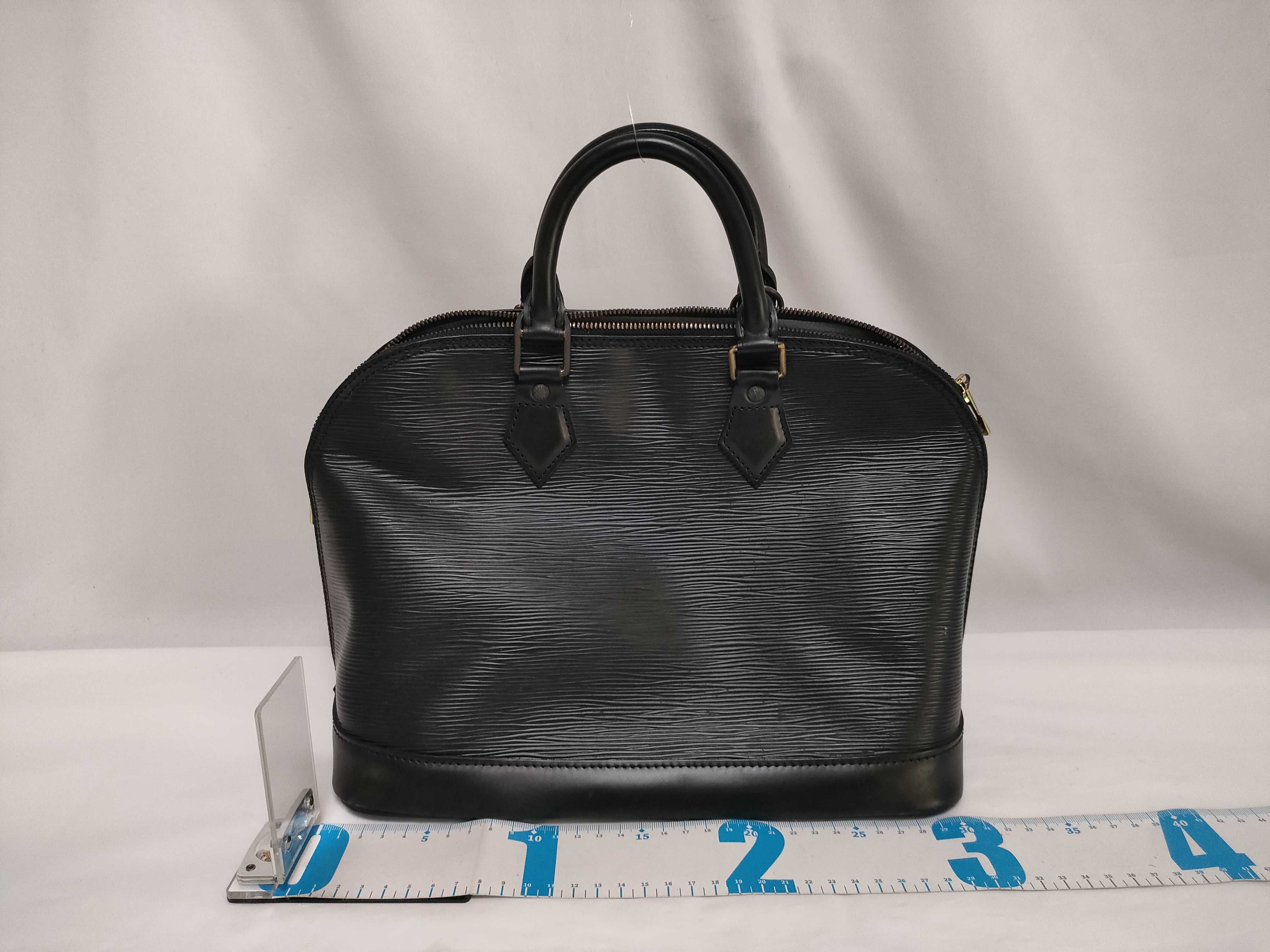 M52142 Alma PM Epi Black Handbag — view 2