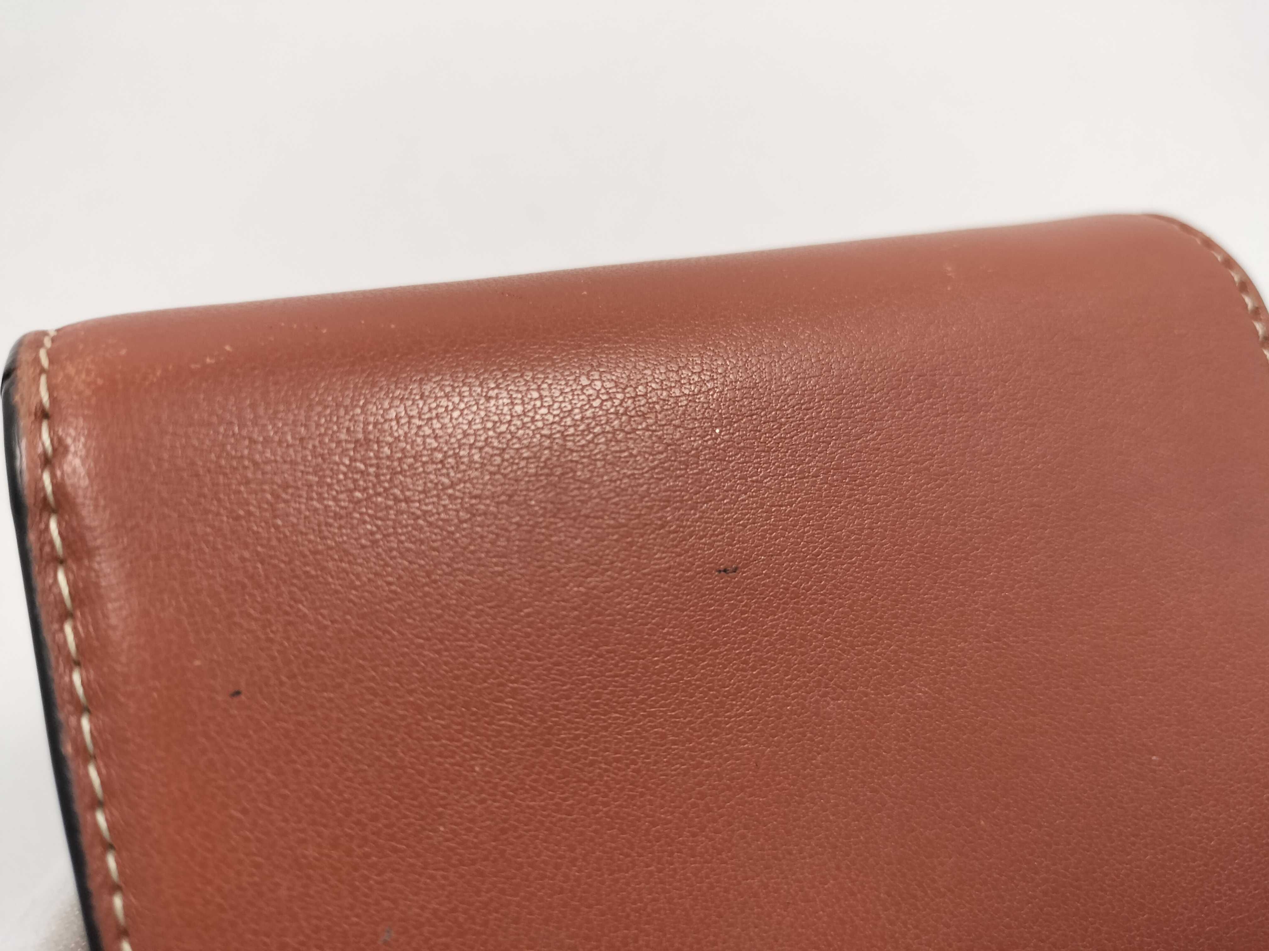 Triomphe Compact Wallet Leather Brown Wallet — view 13