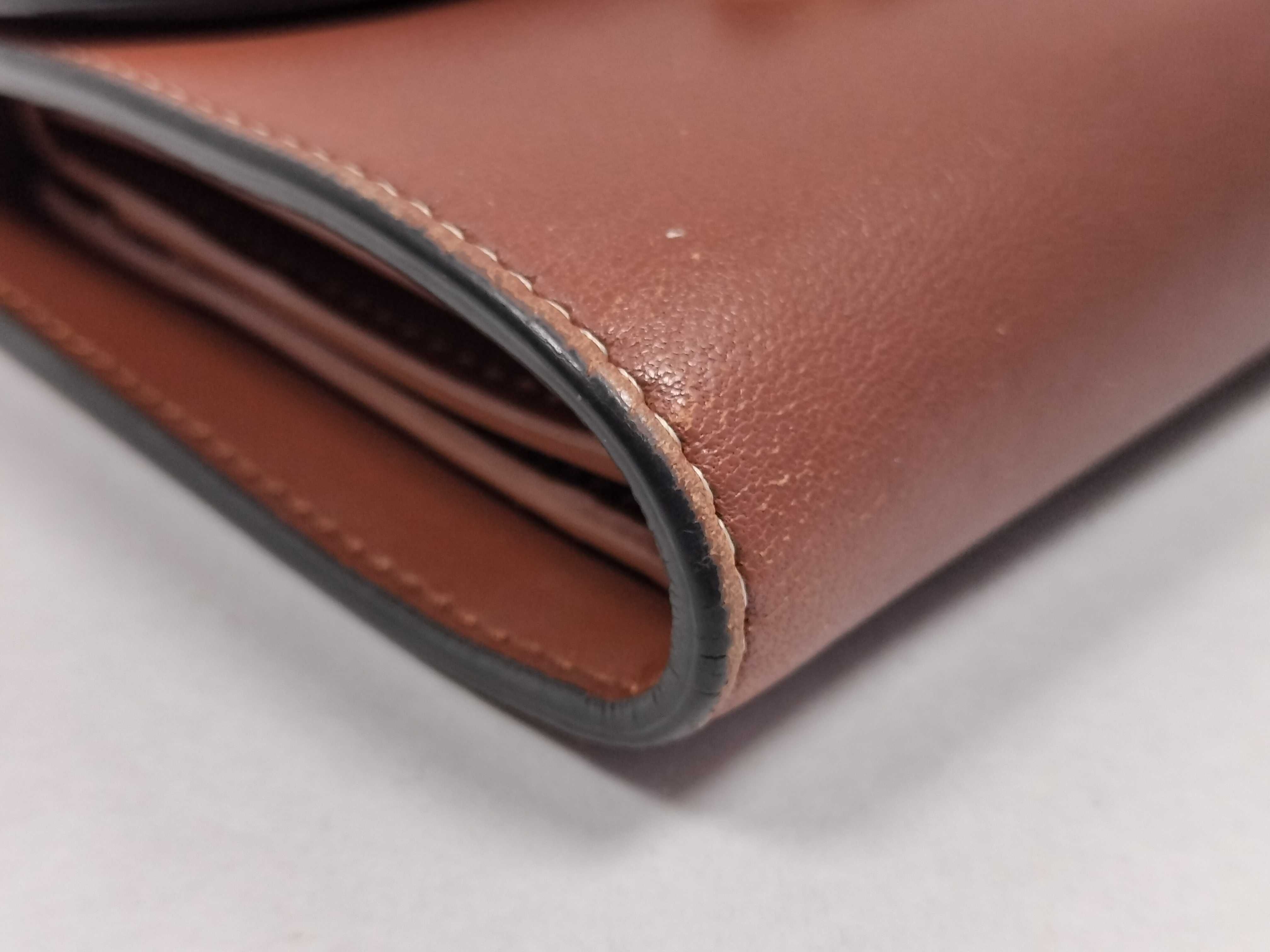 Triomphe Compact Wallet Leather Brown Wallet — view 4